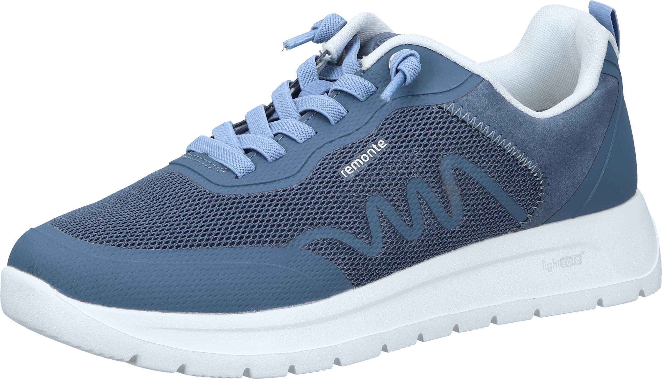 Remonte Schnürer Schnürschuh aus strapazierfähigem Synthetik