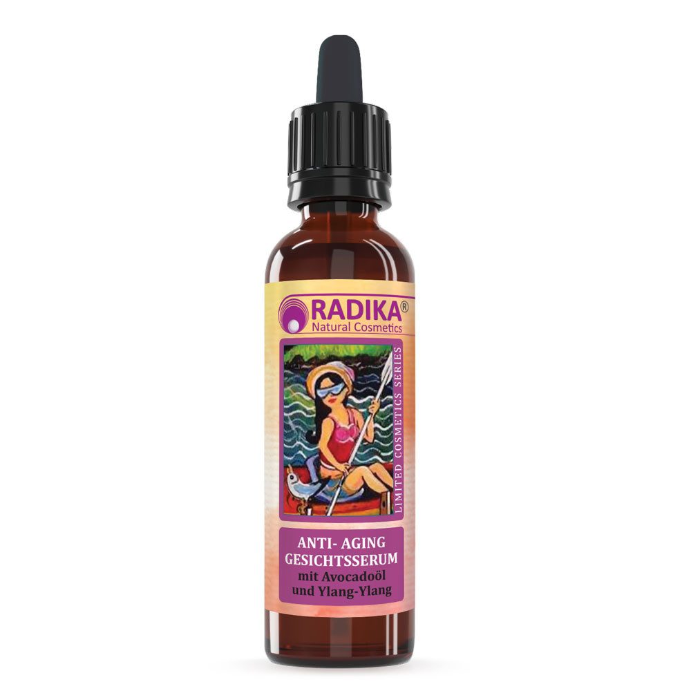 BIOHERBA R Pflege-Set Anti- Aging Gesichtsserum mit Avocadoöl & Ylang-Ylang 50 ml