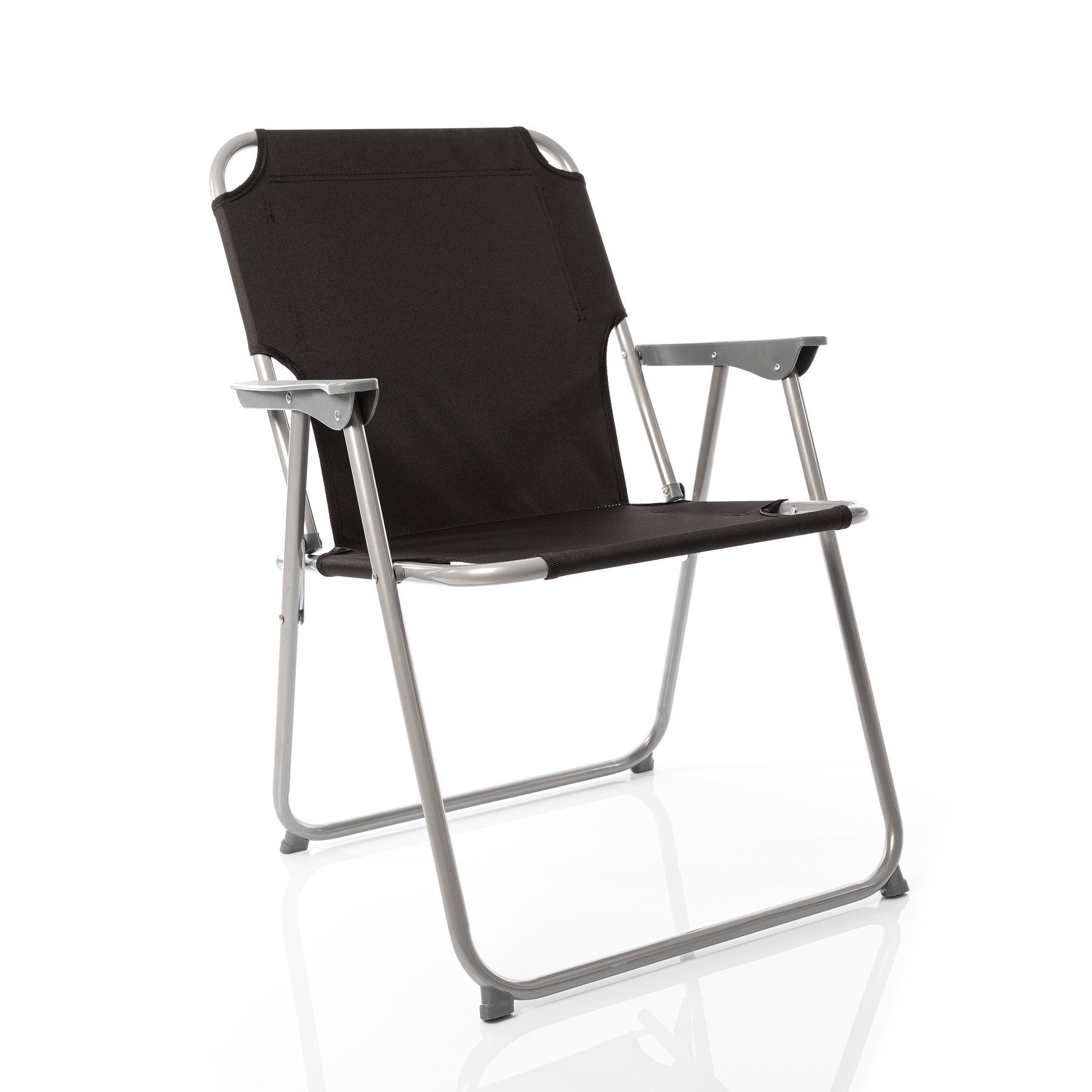 BigDean Klappstuhl 1x Klappstuhl Faltstuhl Campingstuhl Angelstuhl Gartenstuhl (Set, 1 St), Flexibel, Praktisch, Robust, Wasserabweisend, 120kg Belastbar, Kompakt