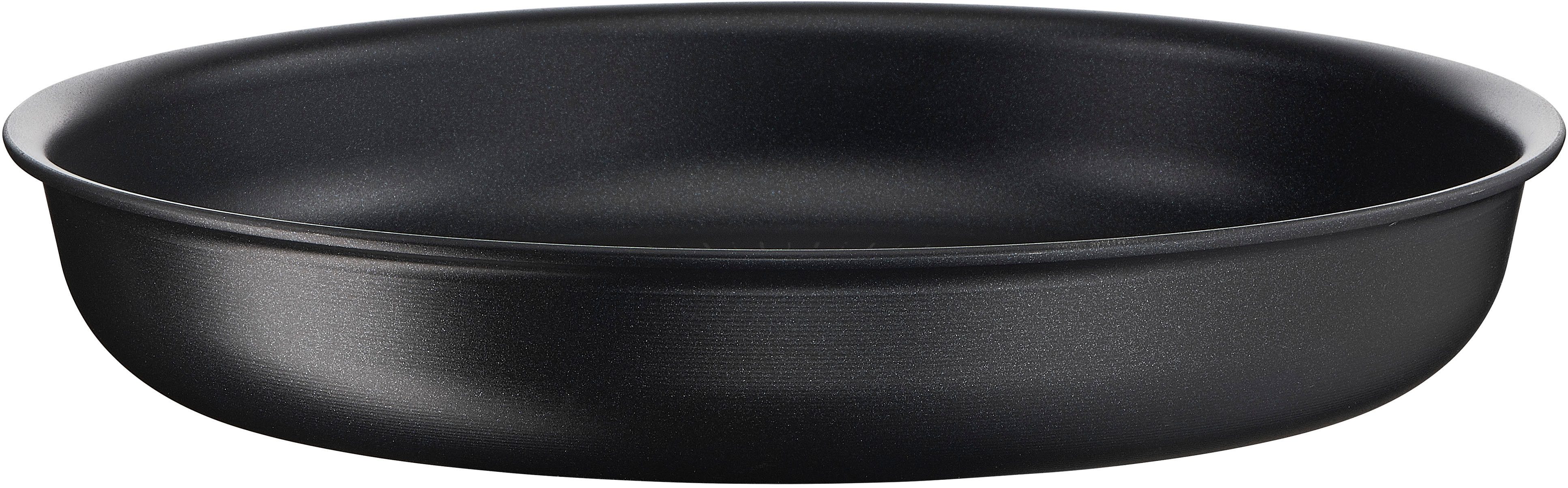 Tefal Bratpfanne Ingenio Unlimited (die Lieferung erfolgt ohne Griff), Aluminium (1-tlg), stapelbar, Antihaftversiegelung, Thermo-Signal, Induktion