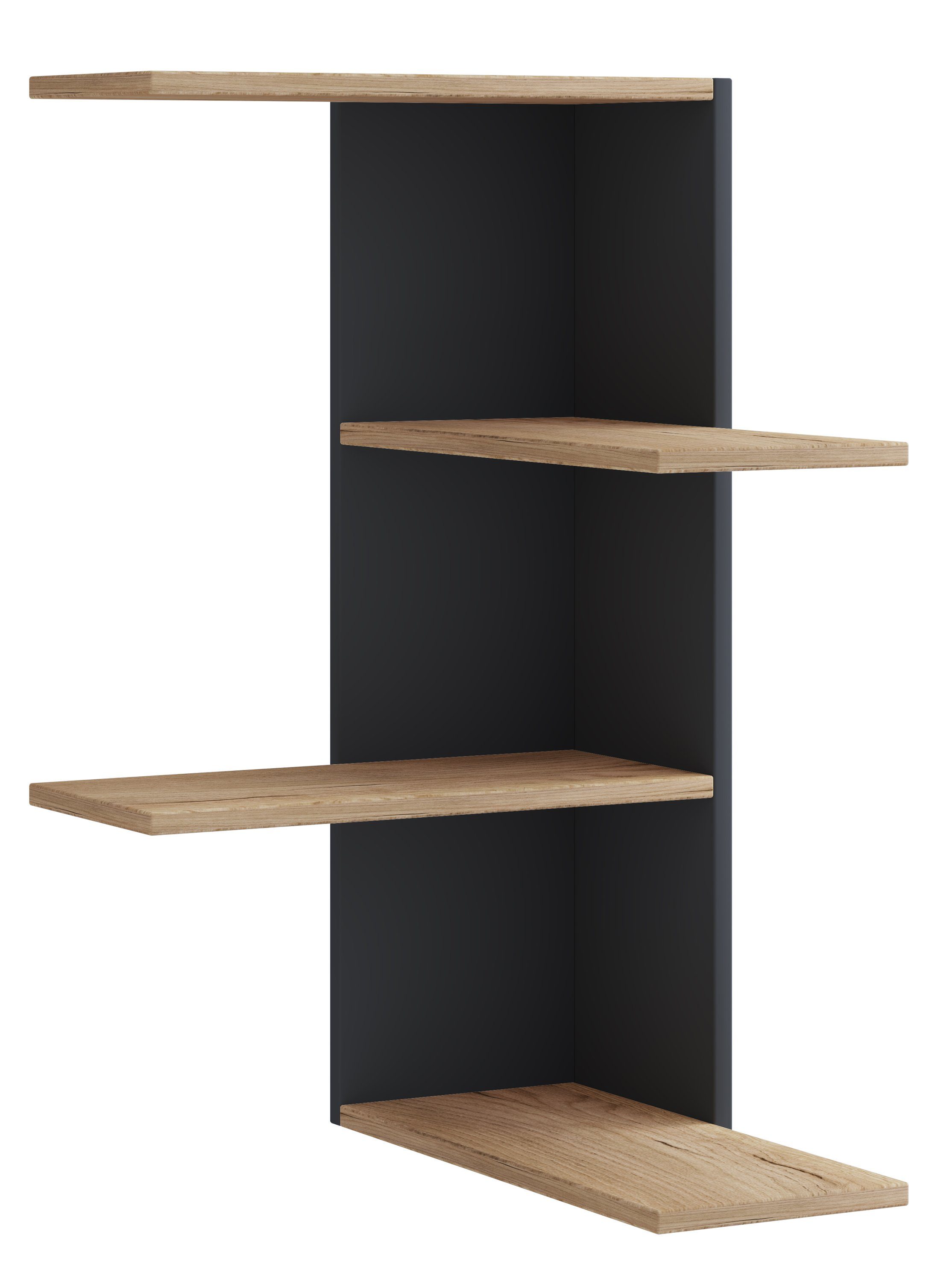 VCM Wandregal Holz Wandregal Hängeregal Eckregal Regal Balos günstig online kaufen