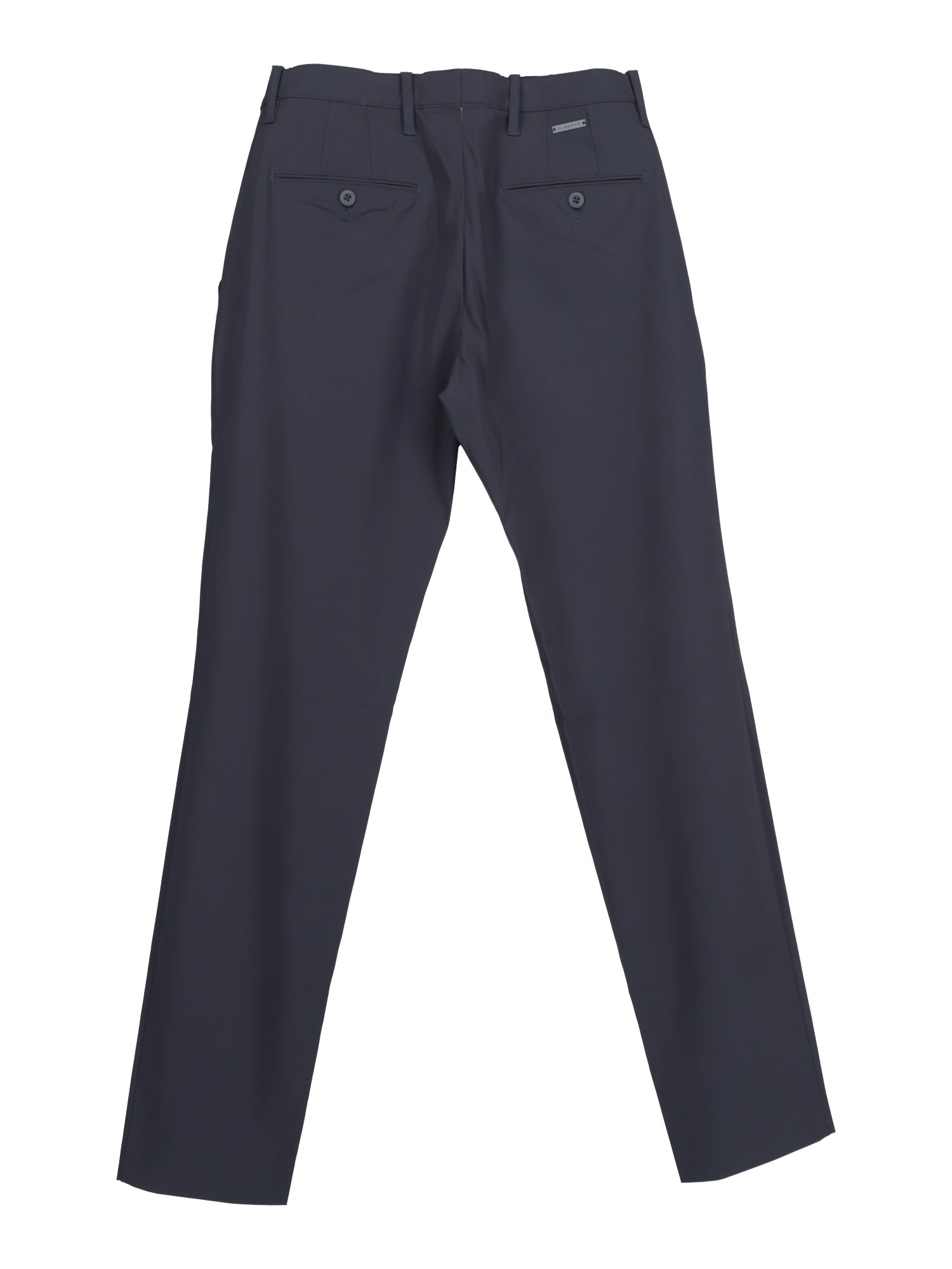 Alberto Stoffhose blau, Casual, Polyamid, Unifarben, Slim Fit, Mittel