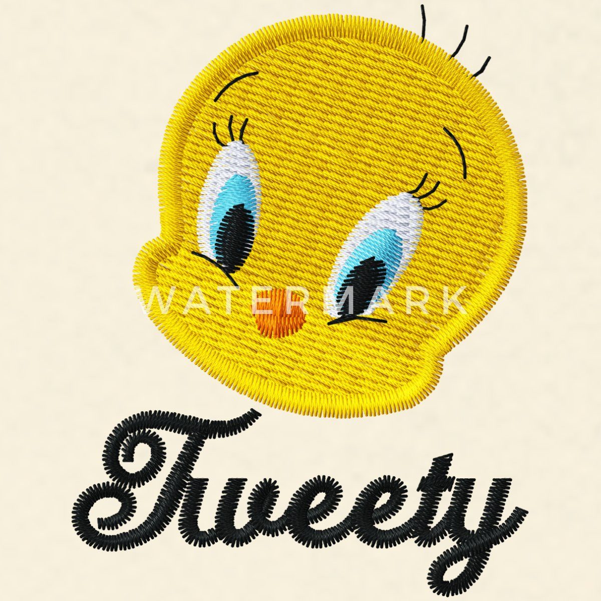 Spreadshirt Hoodie Looney Tunes Tweety Porträt Stick Unisex Hoodie (1-tlg)