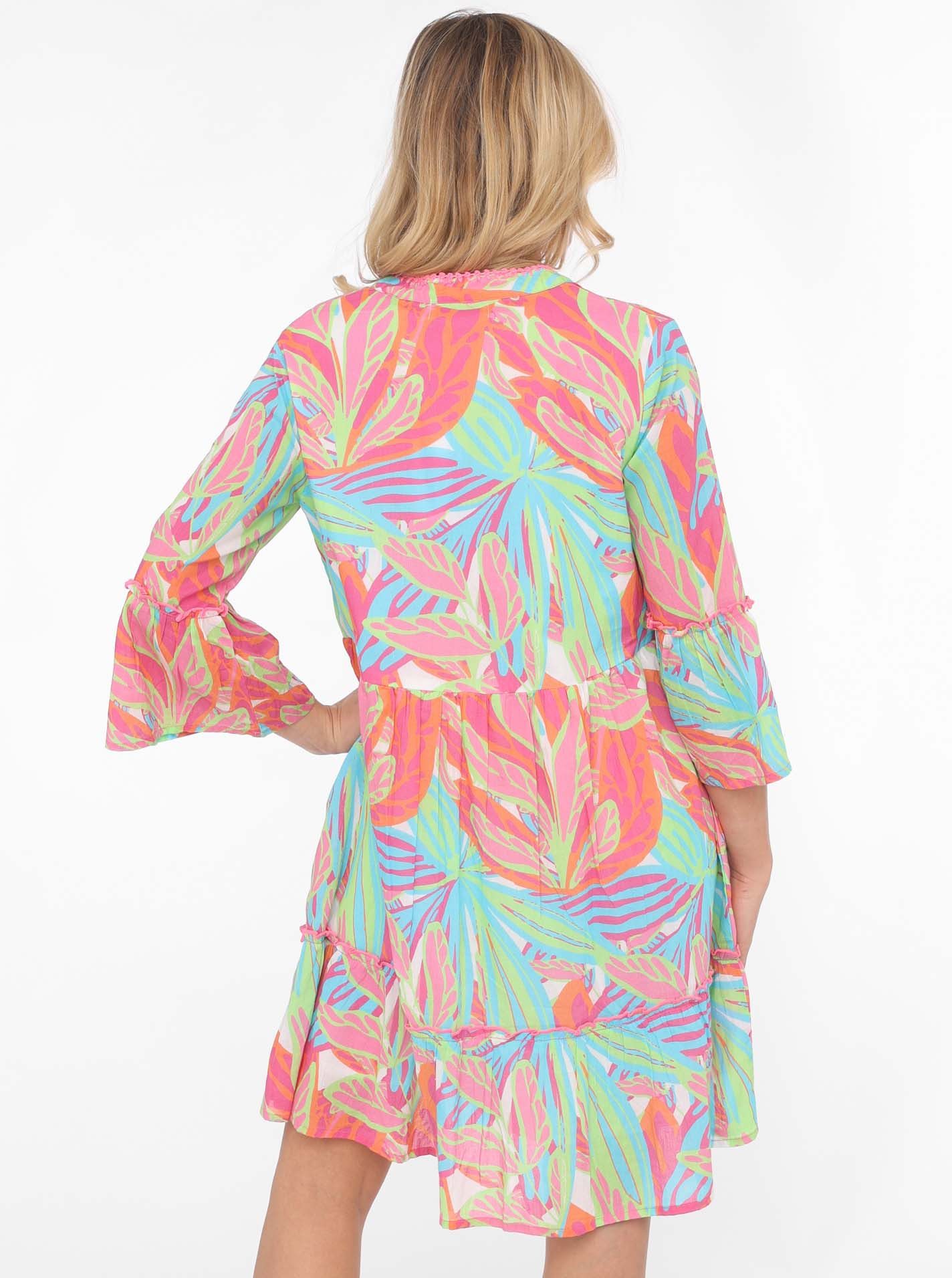 Zwillingsherz Sommerkleid "Power Farben" mit Tasseln, günstig online kaufen
