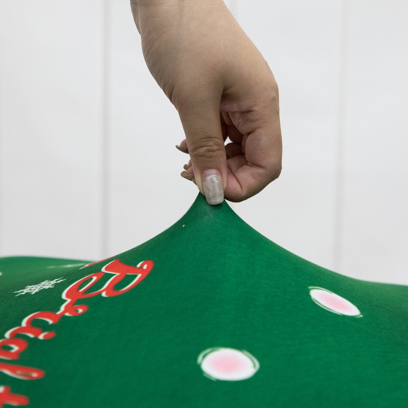 BTTO Stuhlhusse Stuhlhuss Weihnachtsstuhlbezug Sitzbezug Stretch Stuhlbezug, Elastische Milchseidenstoff Stretch Husse