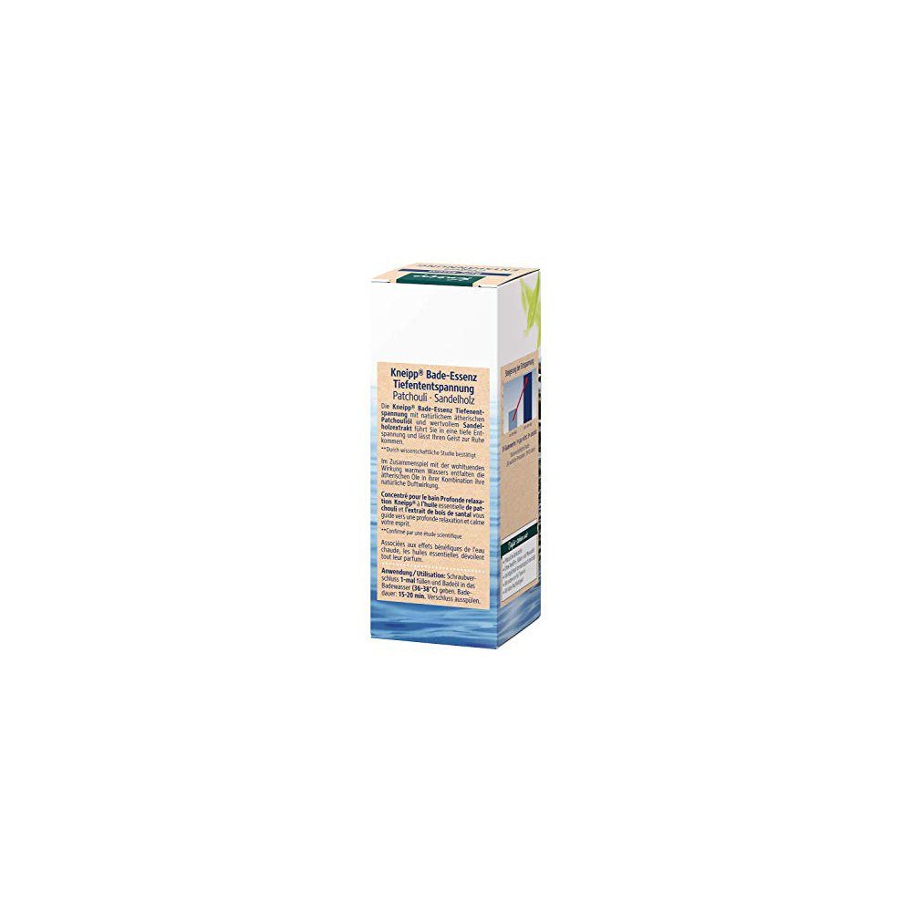 Kneipp Badesalz Badeöl Tiefenentspannung - mit natürlichem ätherischen Patchouliöl