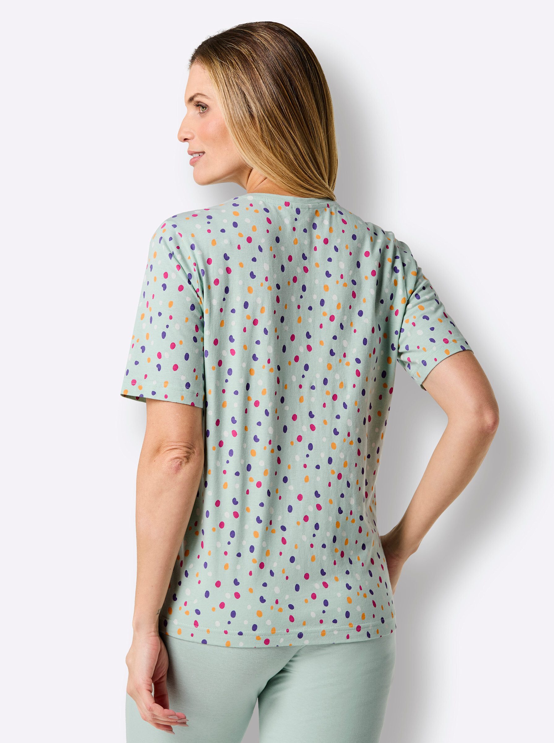 wäschepur Kurzarmshirt "Schlafanzug-Shirt" 1 Stk. tlg. günstig online kaufen