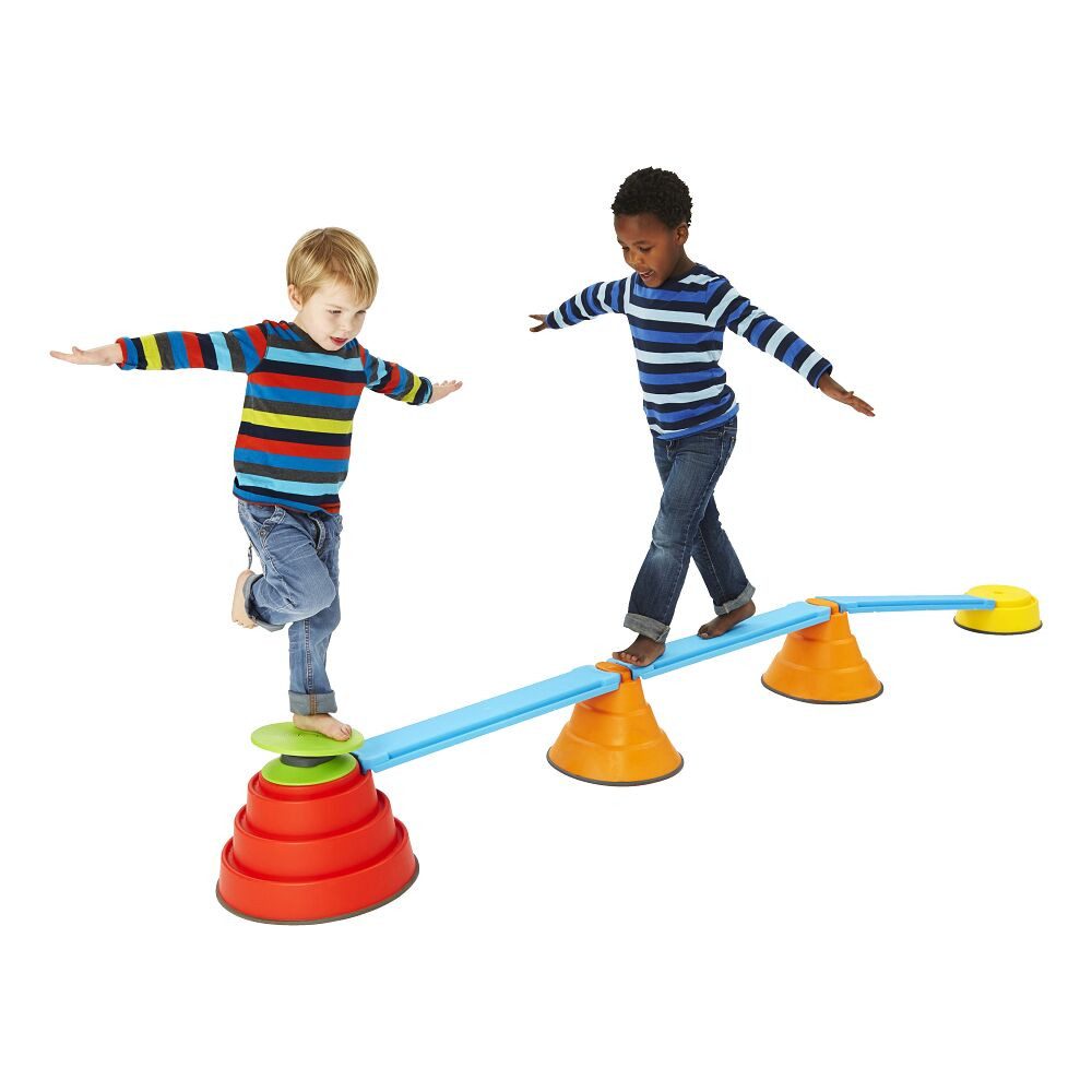 Gonge Balancetrainer Build N’ Balance Set Starter, Ideal für Kindergärten, Kitas und Einrichtungen