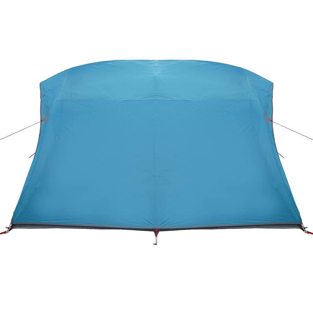 furnicato Faltzelt Campingzelt 320 x 275 x 190 cm Blau, (1 tlg), Witterungsbeständiges Familienzelt mit E-Port und integrierten Haken