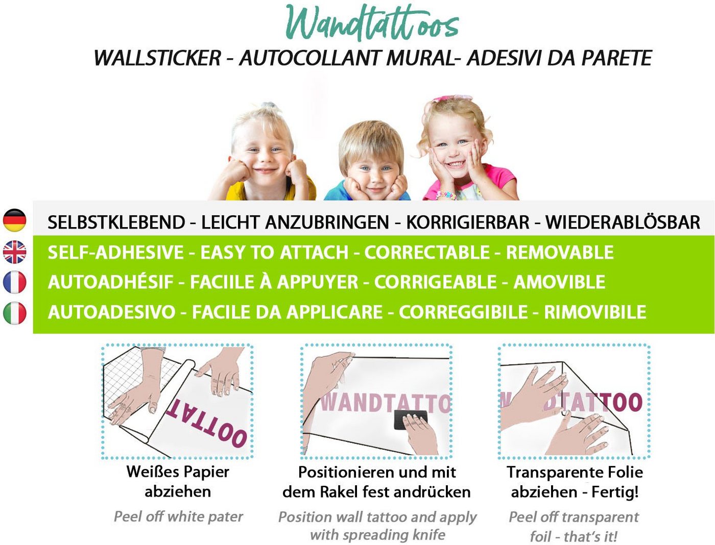 little DECO Wandtattoo »Little Deco Wandtattoo Zoo Tiere im Heißluftballon«-kaufen