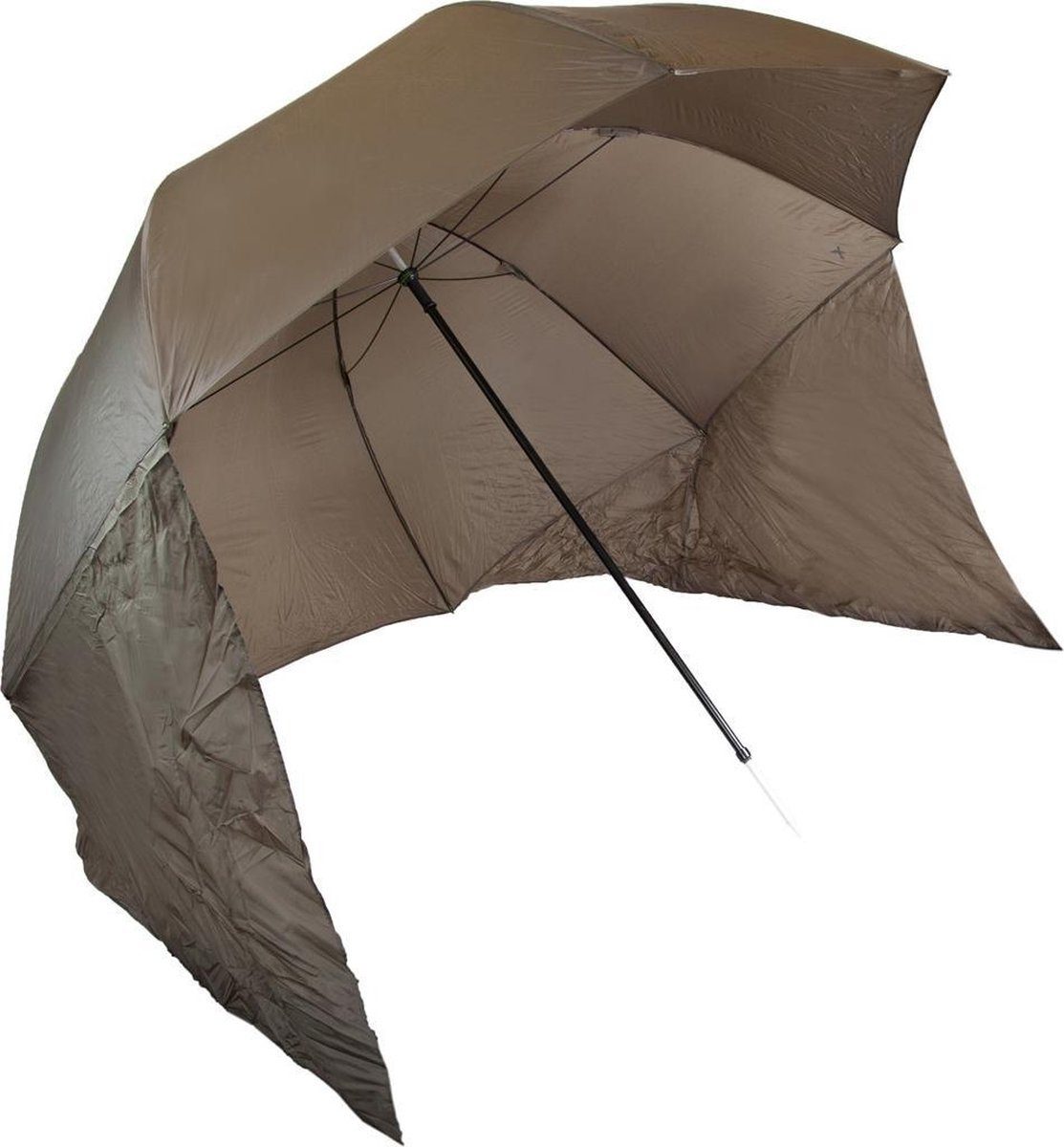 X2 Angelschirm Regenschirm für Angeln - 3 m Durchmesser, Regenschutz, Sonnenschutz und Windschutz Schirm für Angler