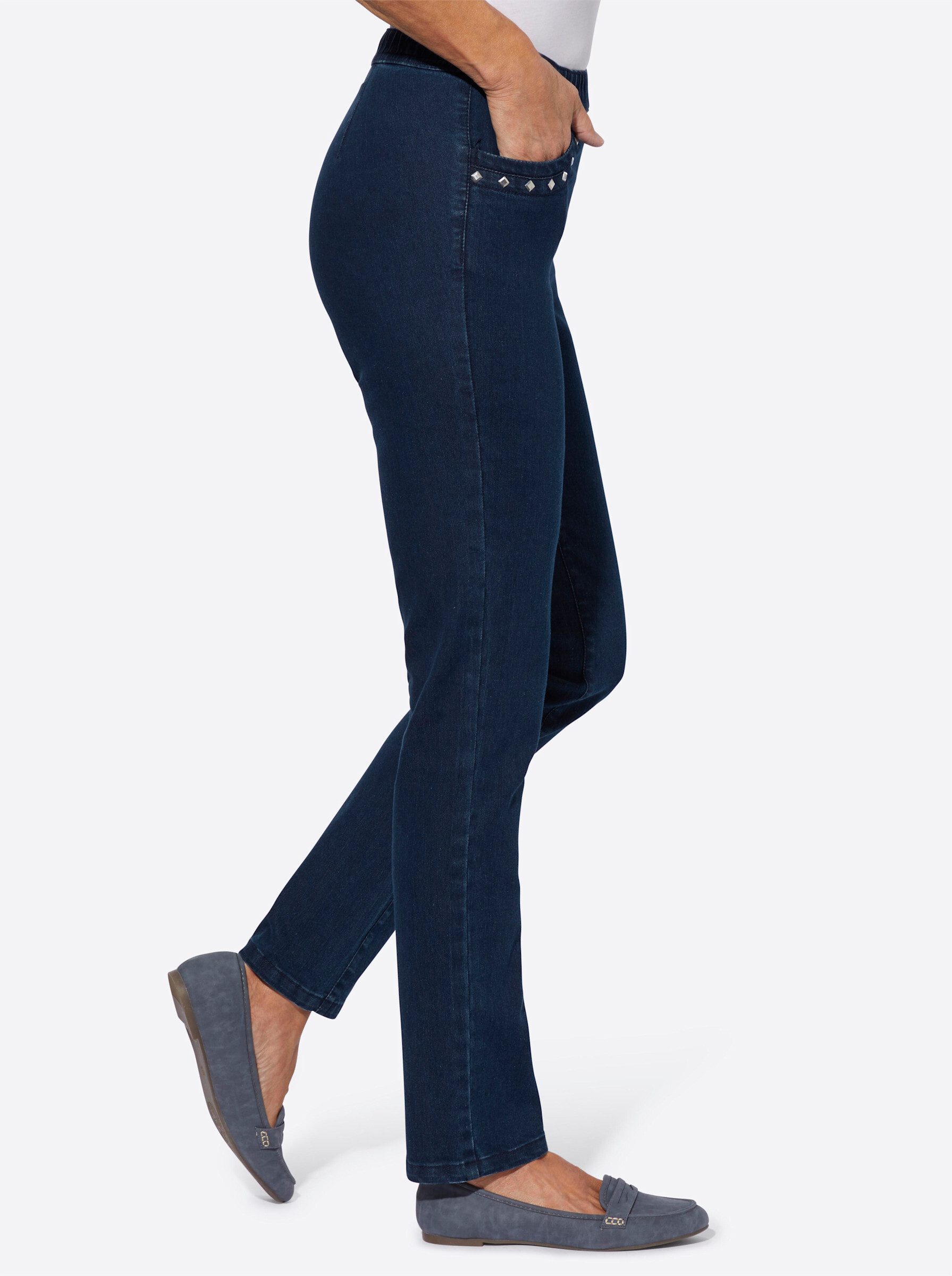 Sieh an! Bequeme Jeans Schlupfjeans günstig online kaufen