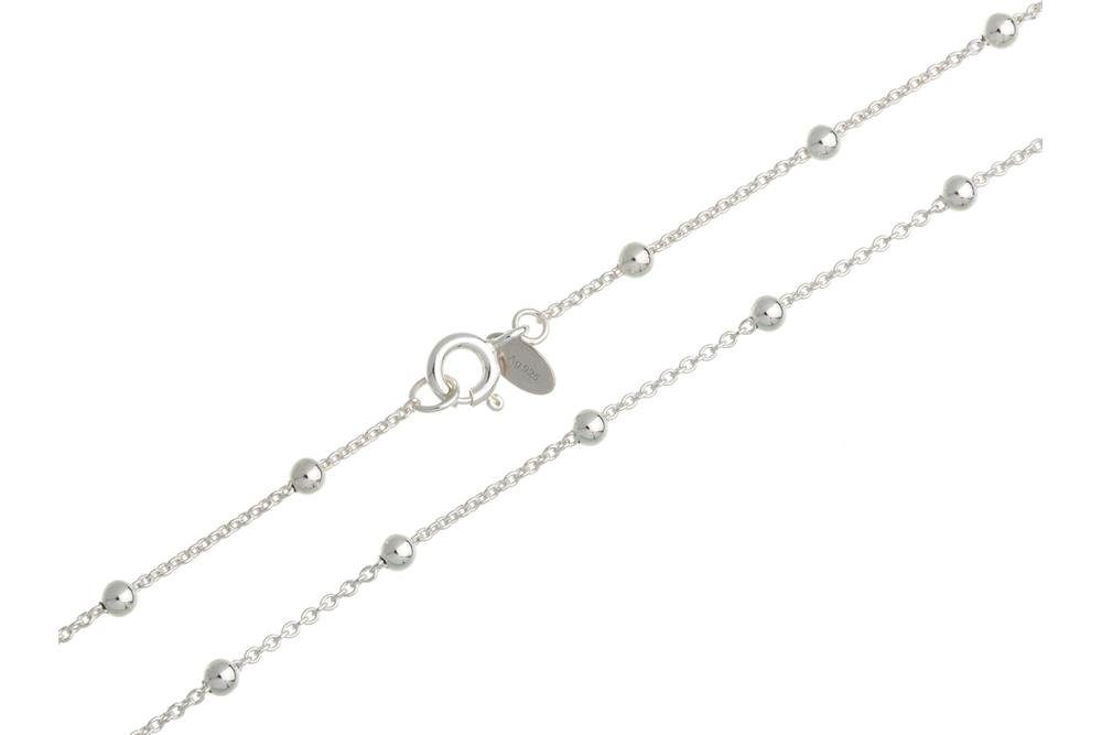 Silberkettenstore Silberkette Erbskette 1,3mm mit Kugeln günstig online kaufen