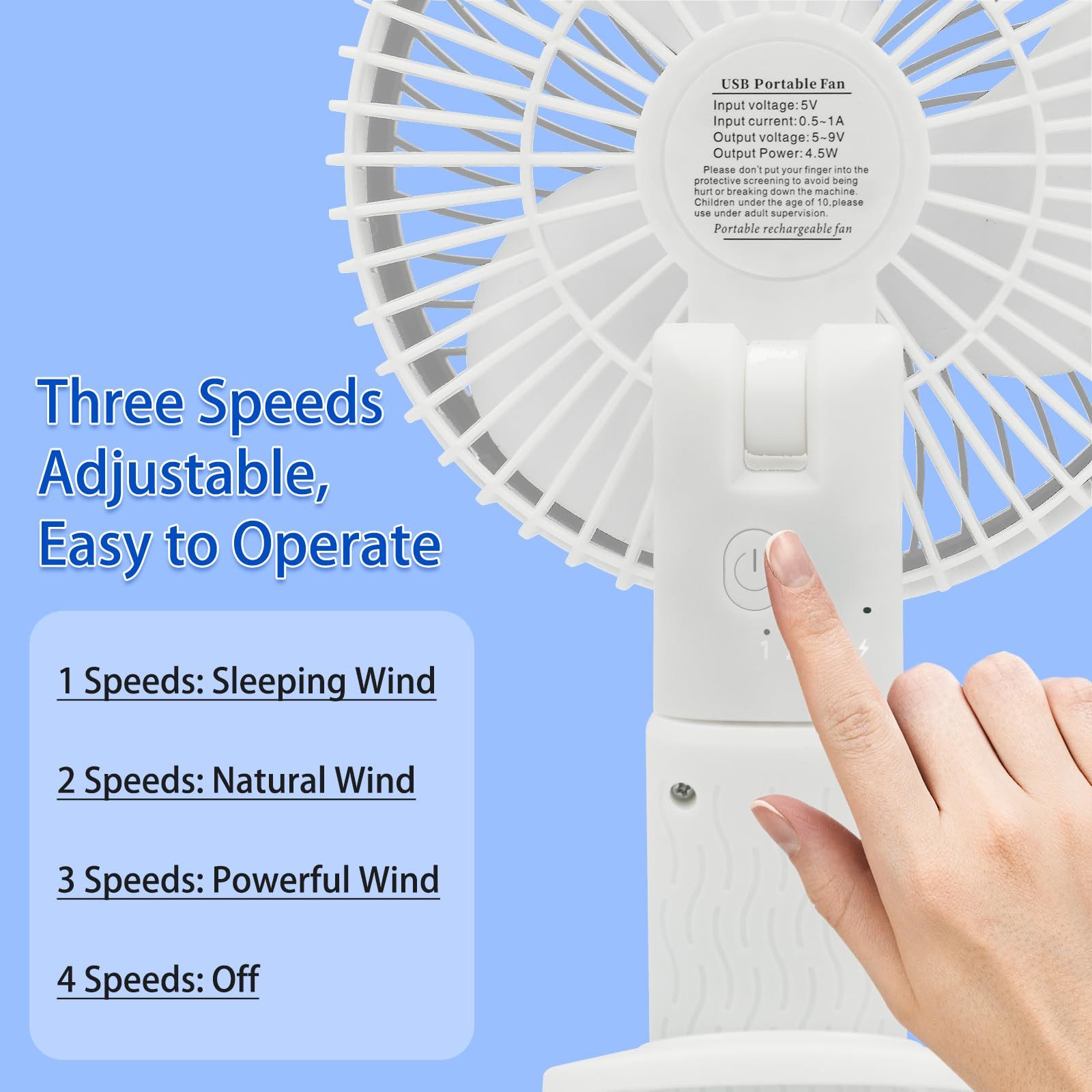 RWEUOQ Handventilator Mini Handventilator tragbarer faltbarer günstig online kaufen