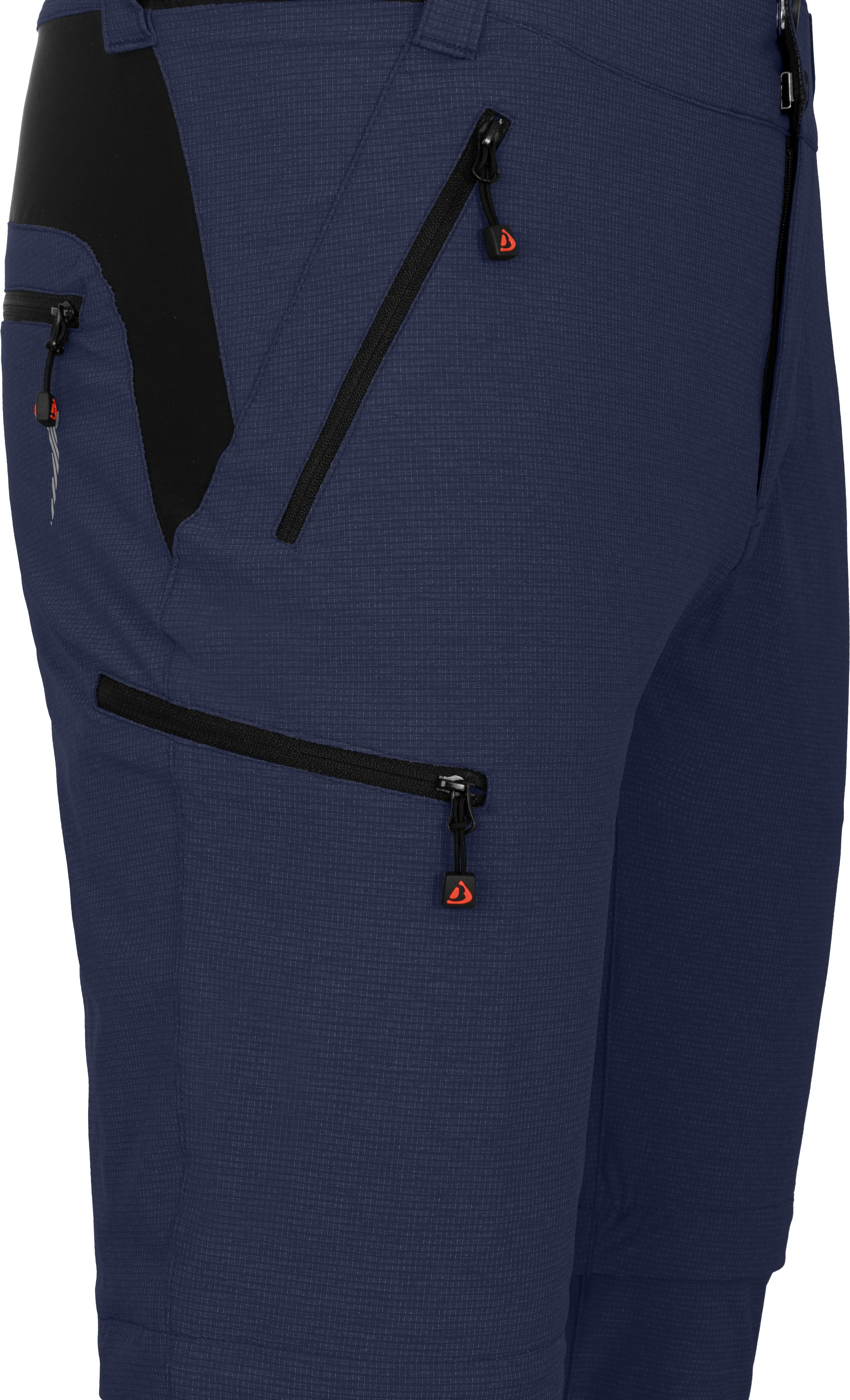 Bergson Outdoorhose PATTI Zipp-OFF Herren Outdoorhose & Radhose, robust, elastisch, Normalgrößen, peacoa