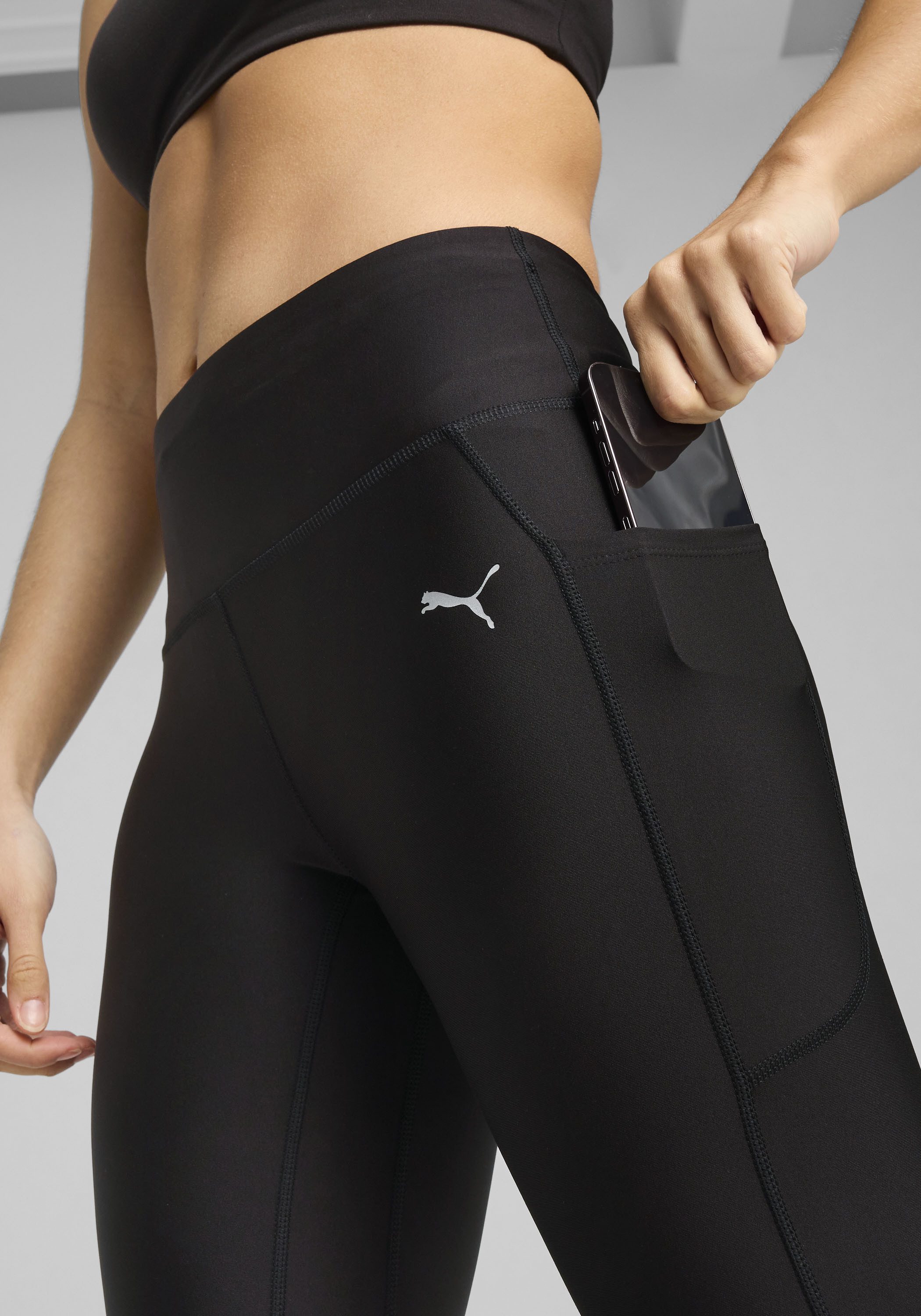 PUMA Lauftights W RUN VELOCITY 34TH TIGHT mit DryCELL Technologie, atmungsaktiv, mit hohem Bund