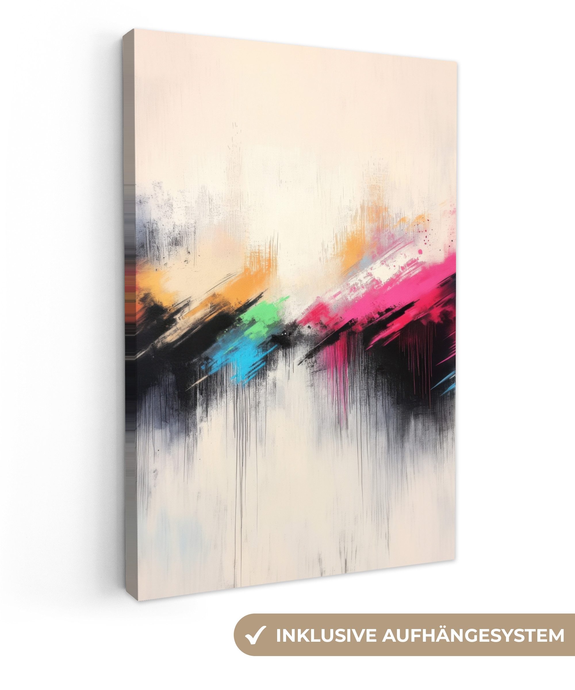 OneMillionCanvasses® Leinwandbild Dynamisch - Abstrakt - günstig online kaufen