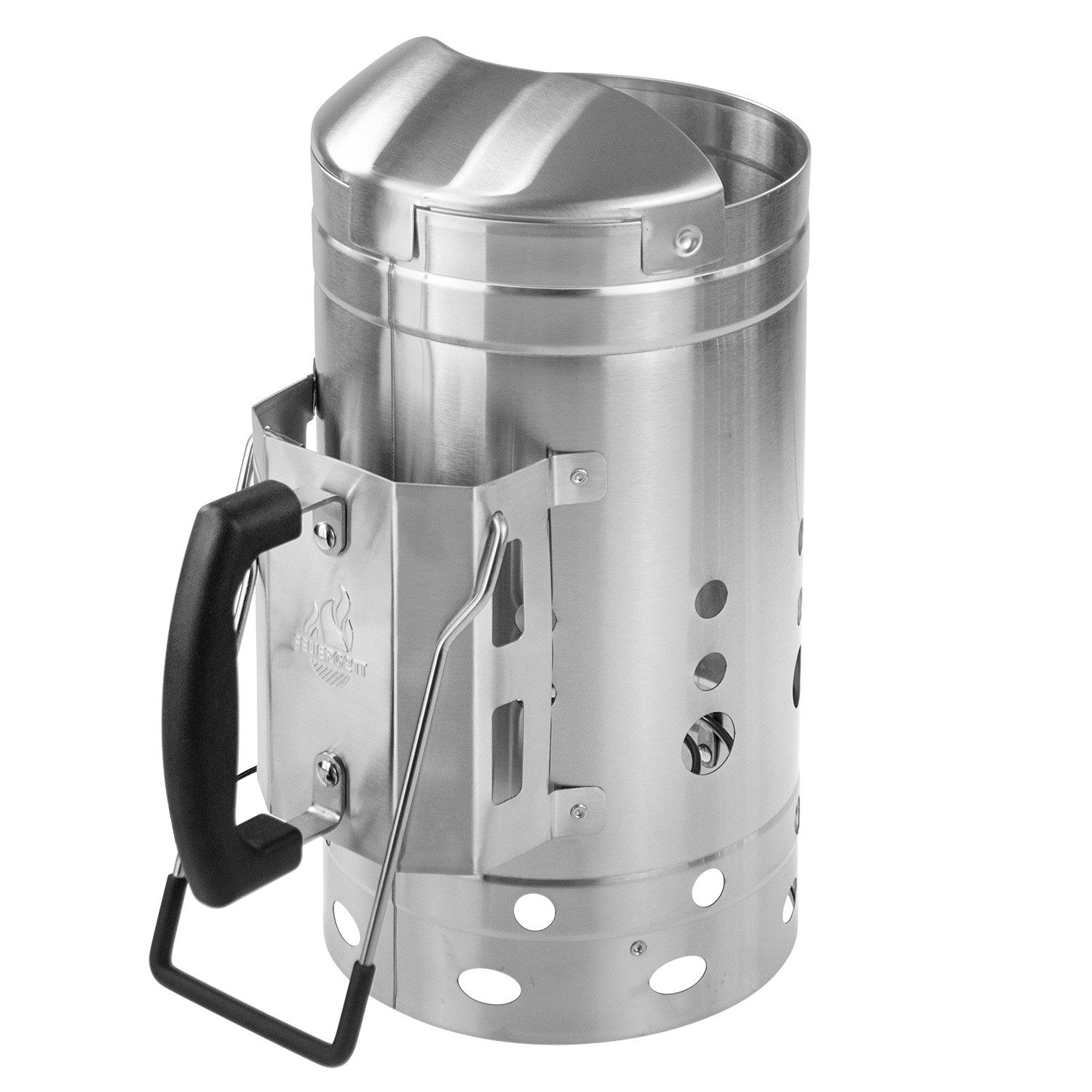 Feuergott Anzündkamin Feuergott Anzündkamin XXL Edelstahl