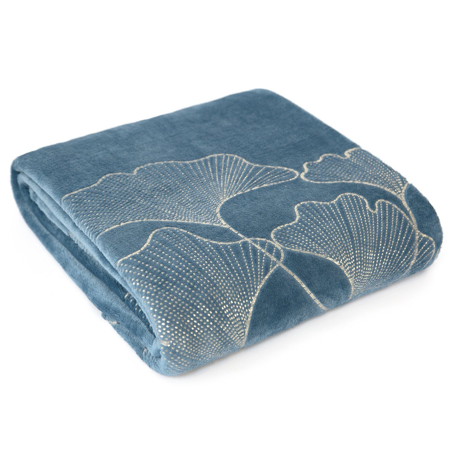 Kniedecke GINKO, Eurofirany, 150x200 Kniedecke TV-Decke Sofadecke Überwurf günstig online kaufen