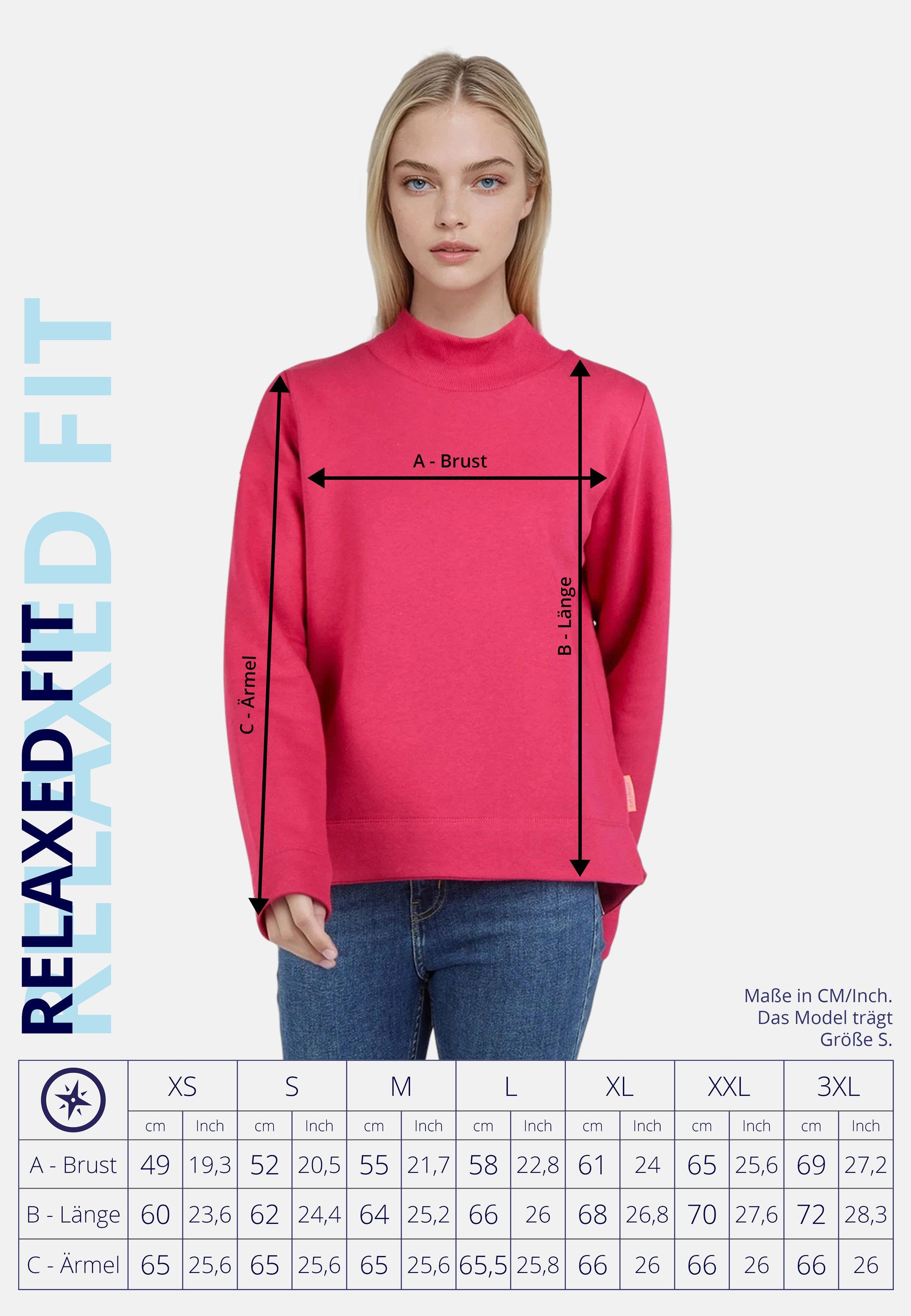 salzhaut Sweatshirt VÖRDEM Damen Regular Fit Stylischer Pullover – locker, gemütlich und nordischer Charme pur!