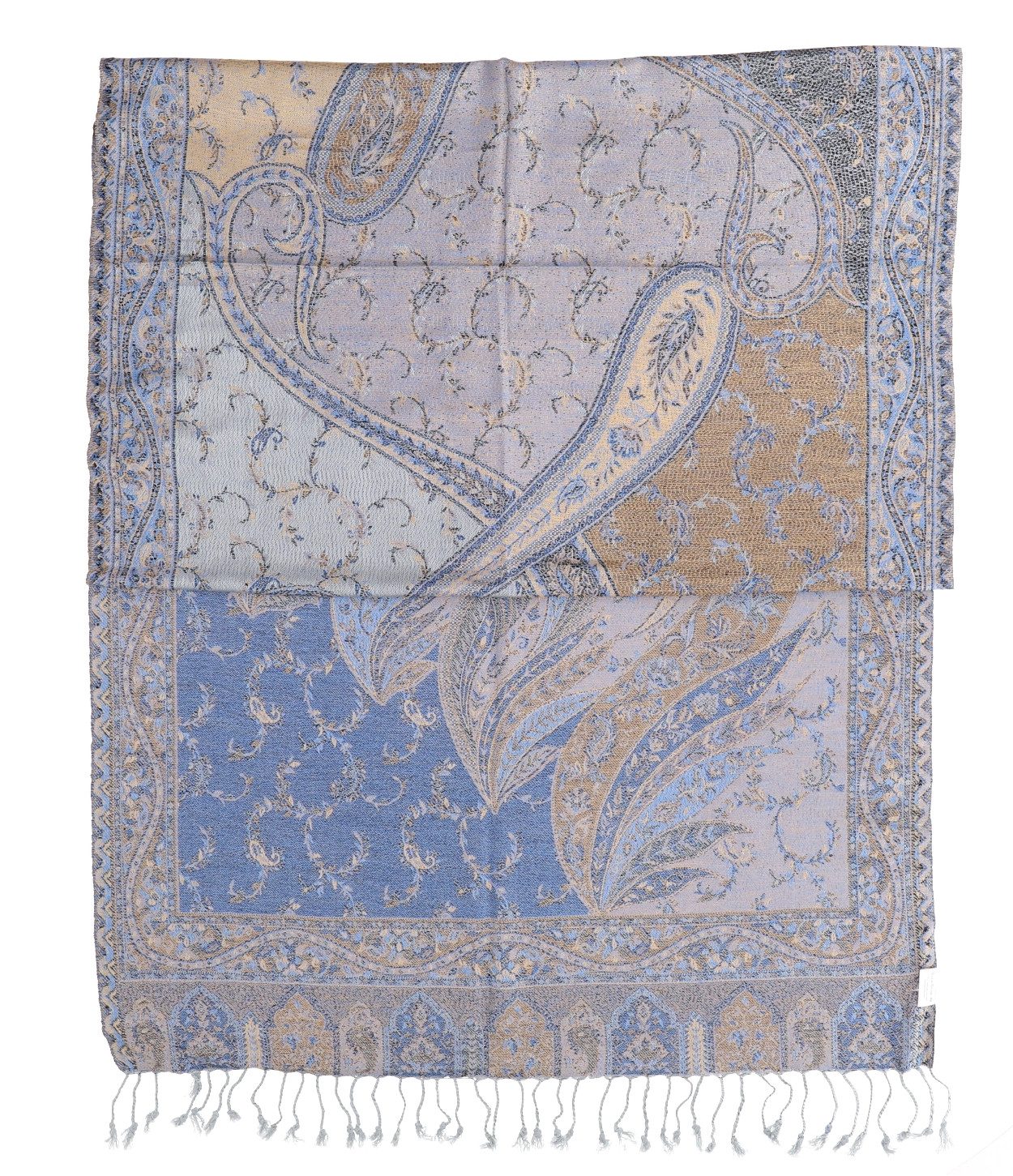 Guru-Shop Halstuch Indischer Schal, Stola mit Paisley Muster,.. günstig online kaufen