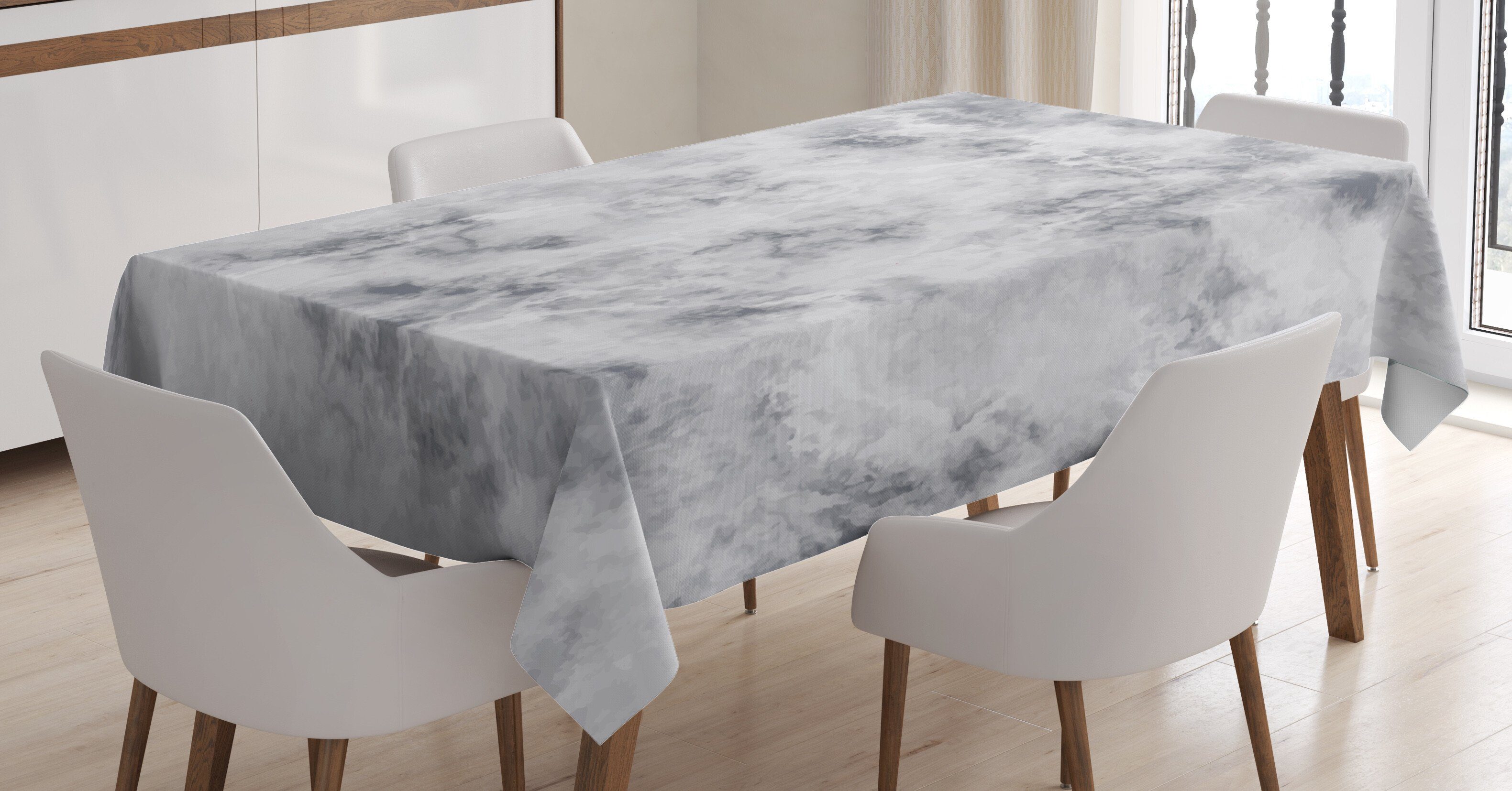 Abakuhaus Farbfest den Granit Für Klare geeignet Tischdecke Bereich Stormy-Details Marmor Außen Farben, Waschbar