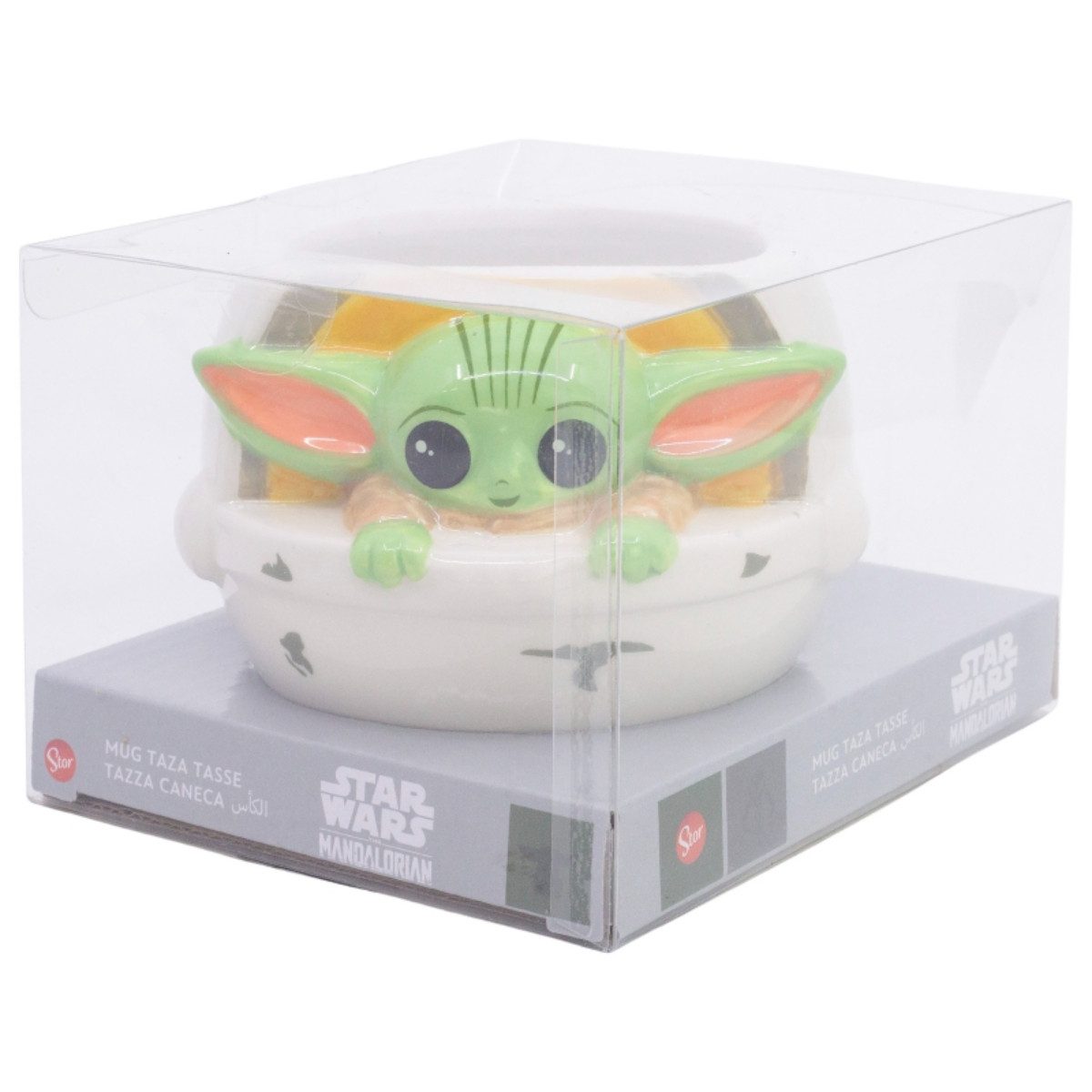 Star Wars Tasse 3D Tasse 455 ml Keramikbecher in Geschenkbox mit Charakterdesign, 1-tlg.