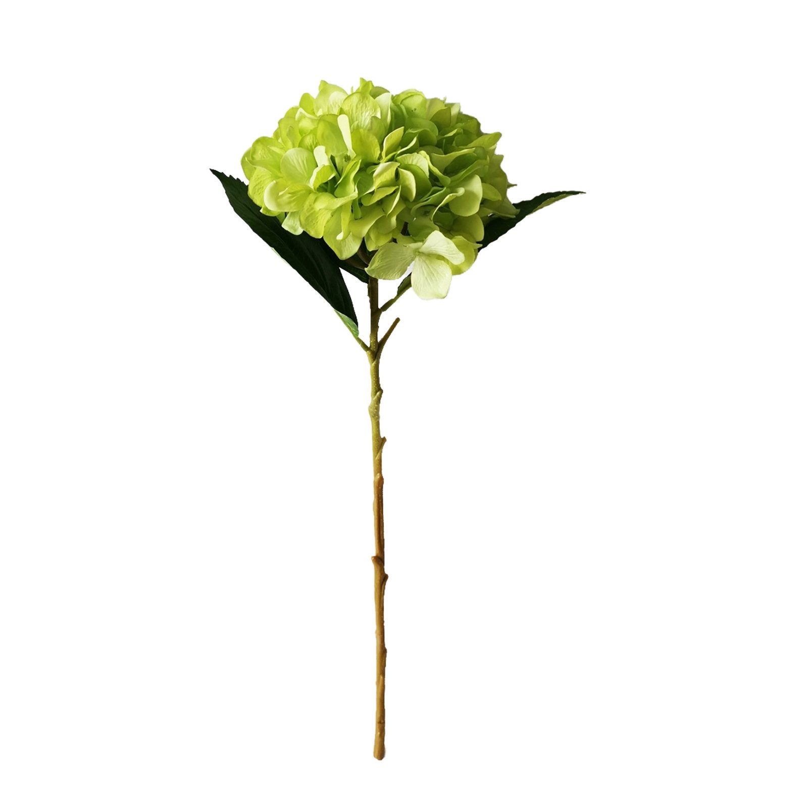 Kunstblume Hortensie Grün Kunstblume Flora, HTI-Living, Höhe 50 cm, Kunstpflanze Dekoratio