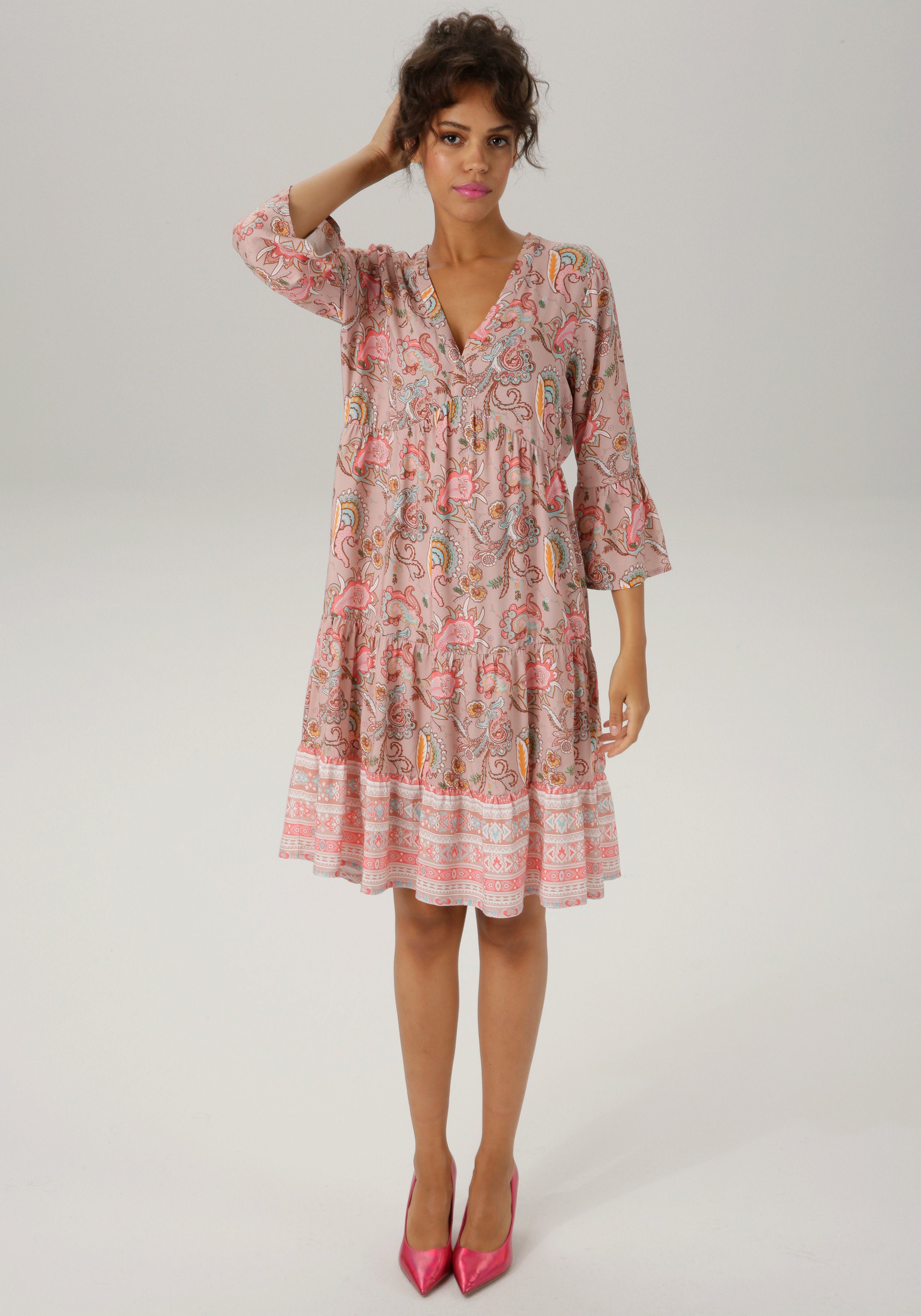 Aniston CASUAL Tunikakleid mit fantasievollem Druck