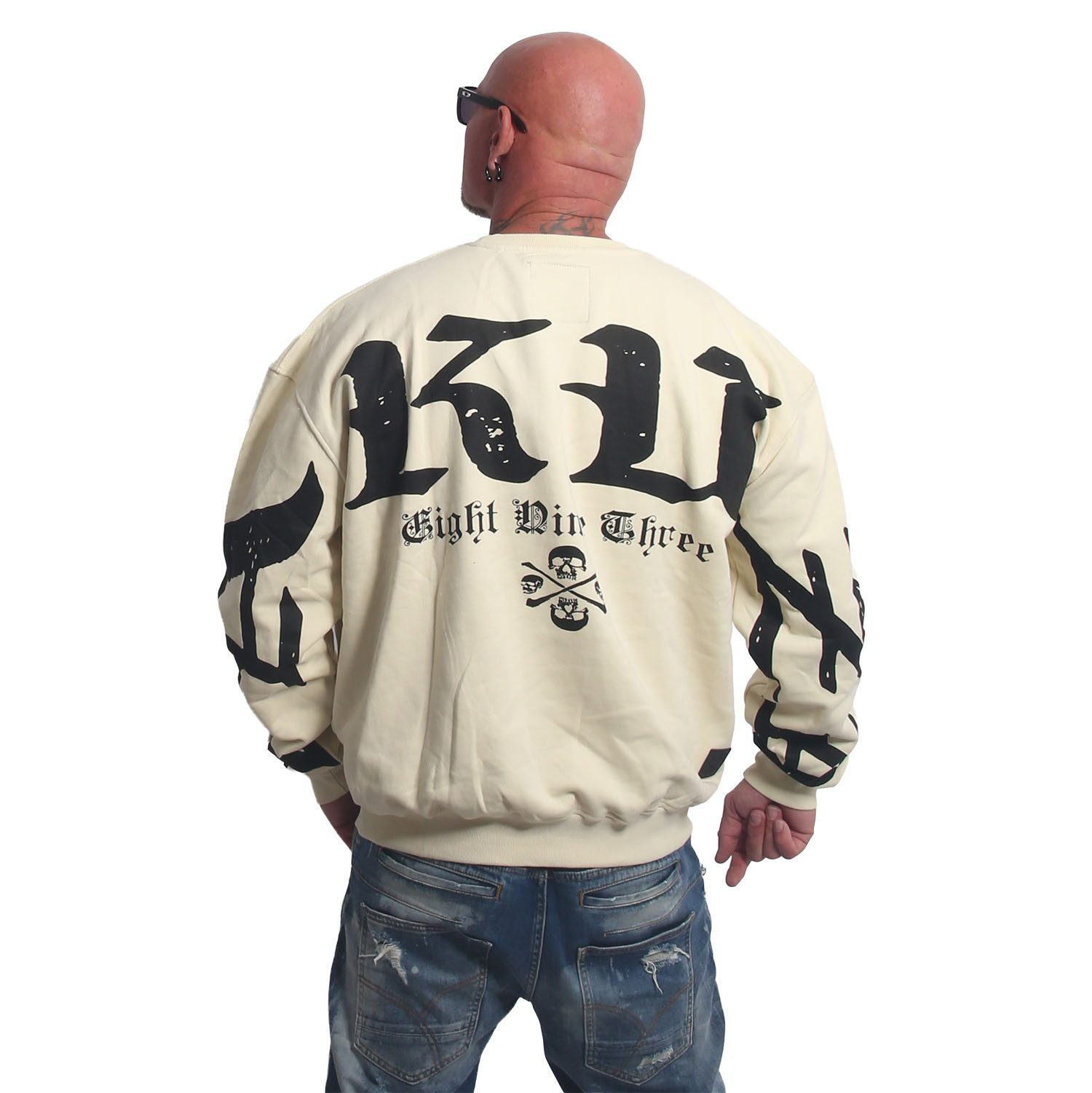 YAKUZA Sweatshirt 3RD im Oversized Look