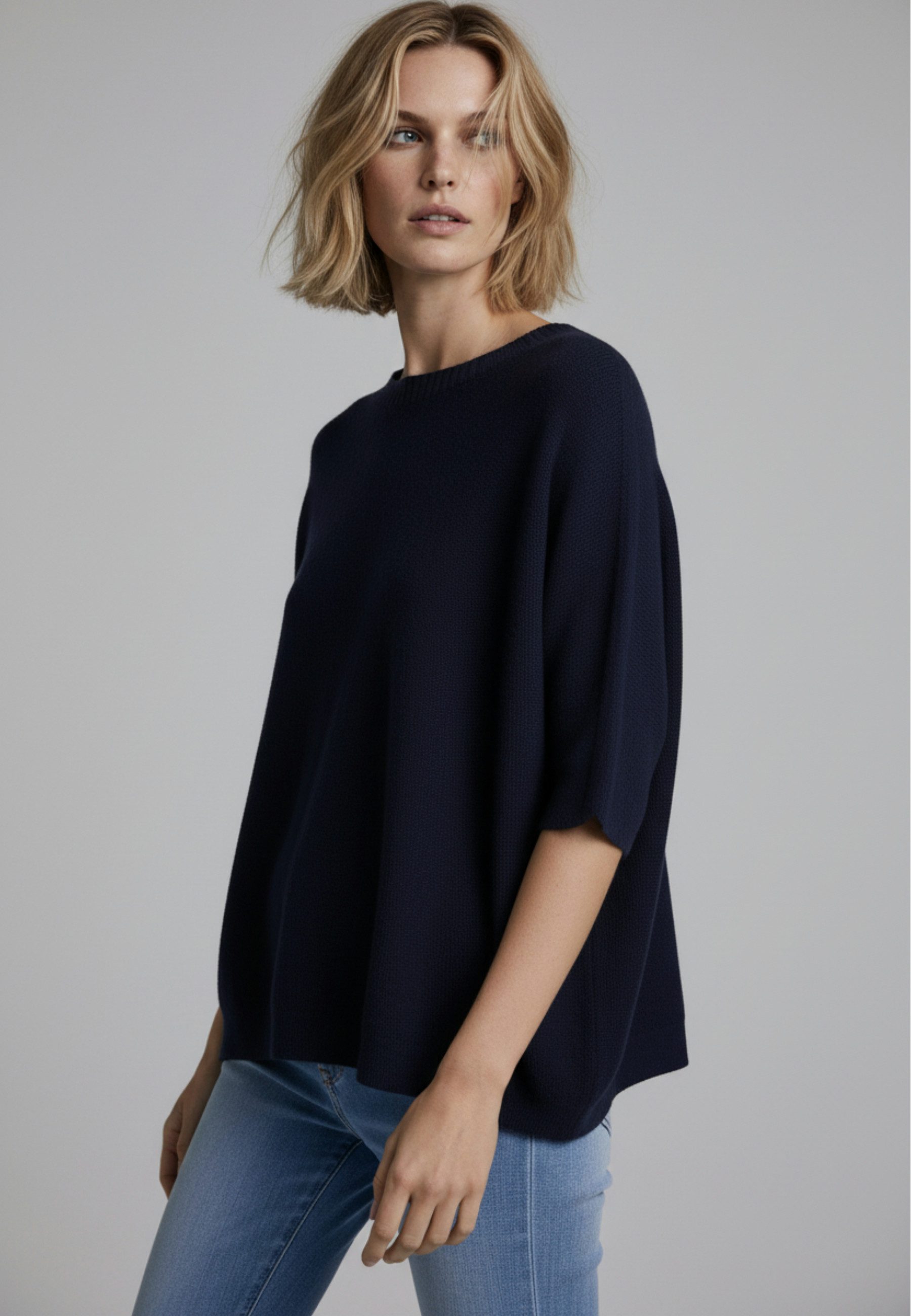 Andijamo-Fashion Strickpullover EASY SHAPE Strukturierter Strick, modernen, günstig online kaufen