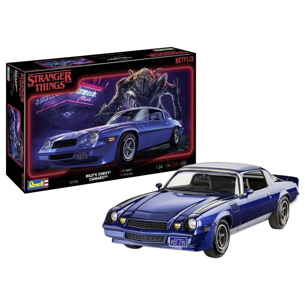 Revell® Modellbausatz Stranger Things Billy's Chevy Camaro Z/28 Automodell Bausatz 1:24
