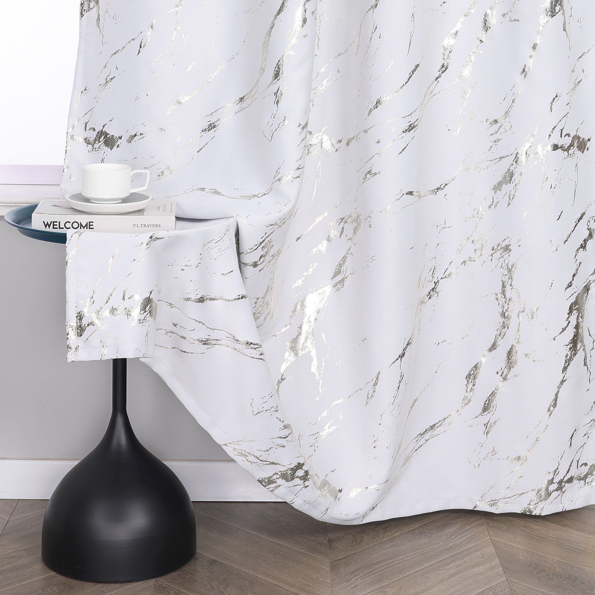 Joyswahl Vorhang Luka (1 St), Ösen, Blickdicht glänzend Streifen günstig online kaufen