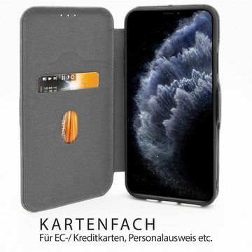 CoolGadget Handyhülle Business Premium Hülle Für iPhone SE 3. Generation 4,7 Zoll, Handy Tasche mit Kartenfach für iPhone SE 2022/2020 Schutzhülle