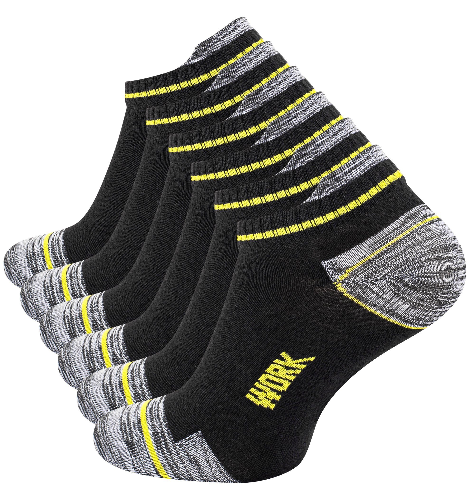 Socken Fersenlasche (6-Paar) mit Cotton Prime®