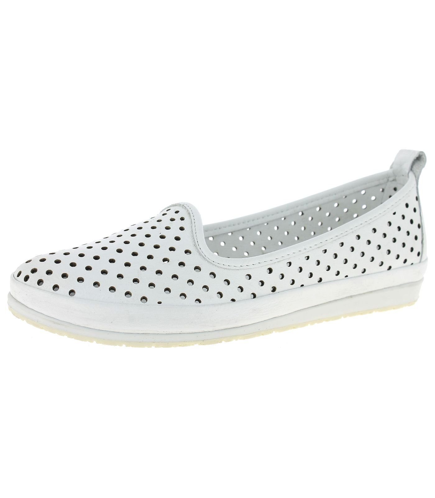 Andrea Conti 21534 Mocassino Donna In Pelle - Suola In Pelle E Gomma