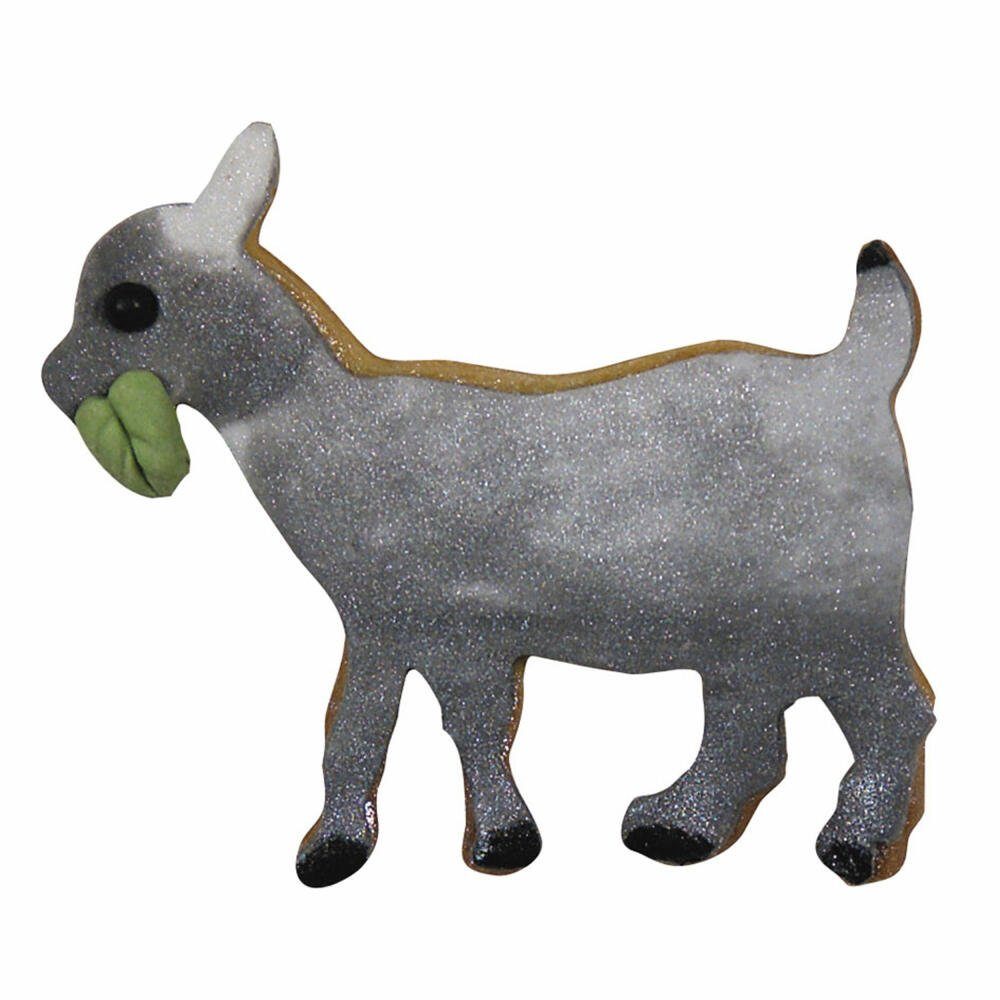 STÄDTER Ausstechform Ziege Edelstahl 7.5 cm, Edelstahl