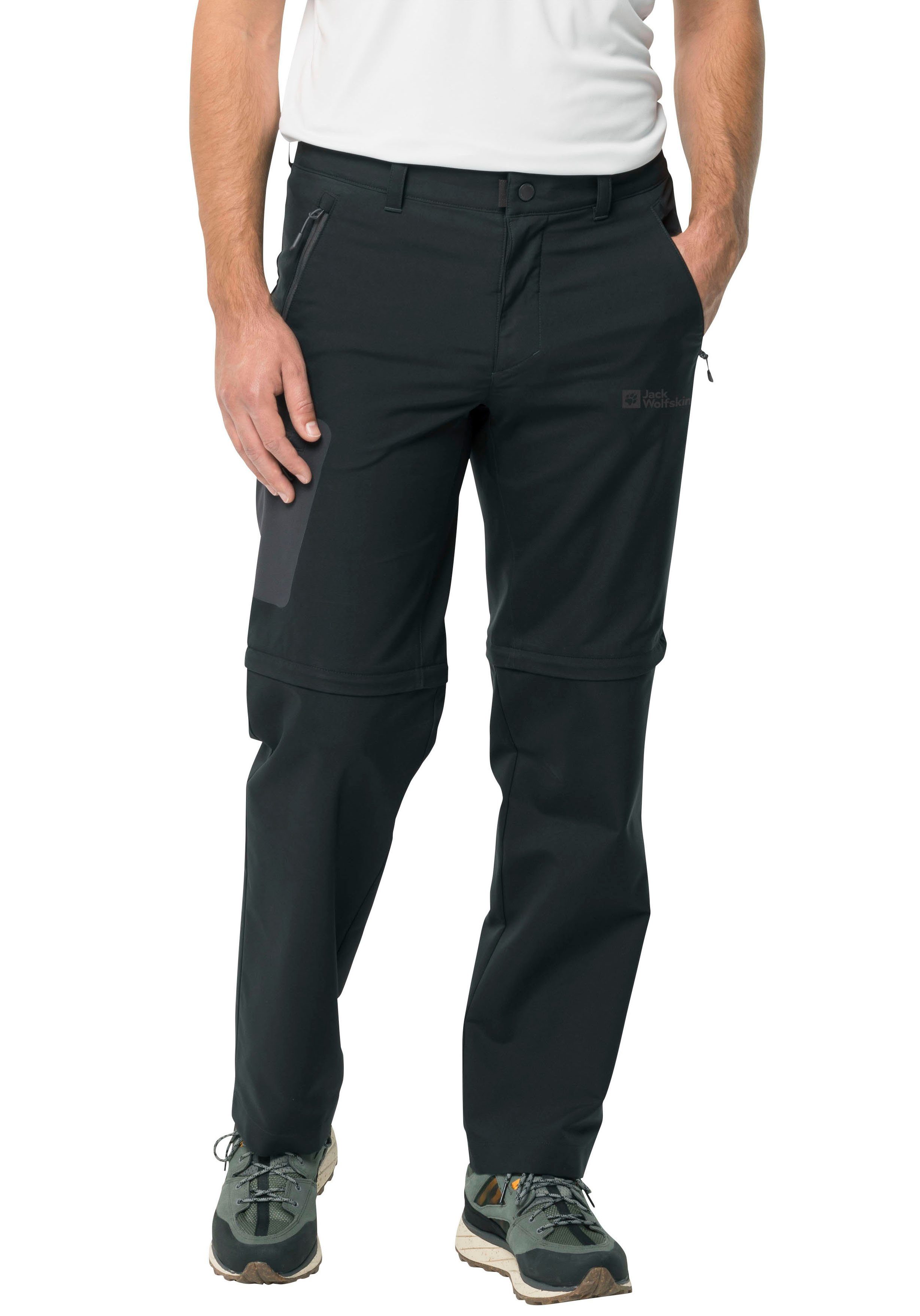 Jack Wolfskin Zip-off-Hose ACTIVE TRACK ZIP OFF M lange Hose und Shorts in  einem