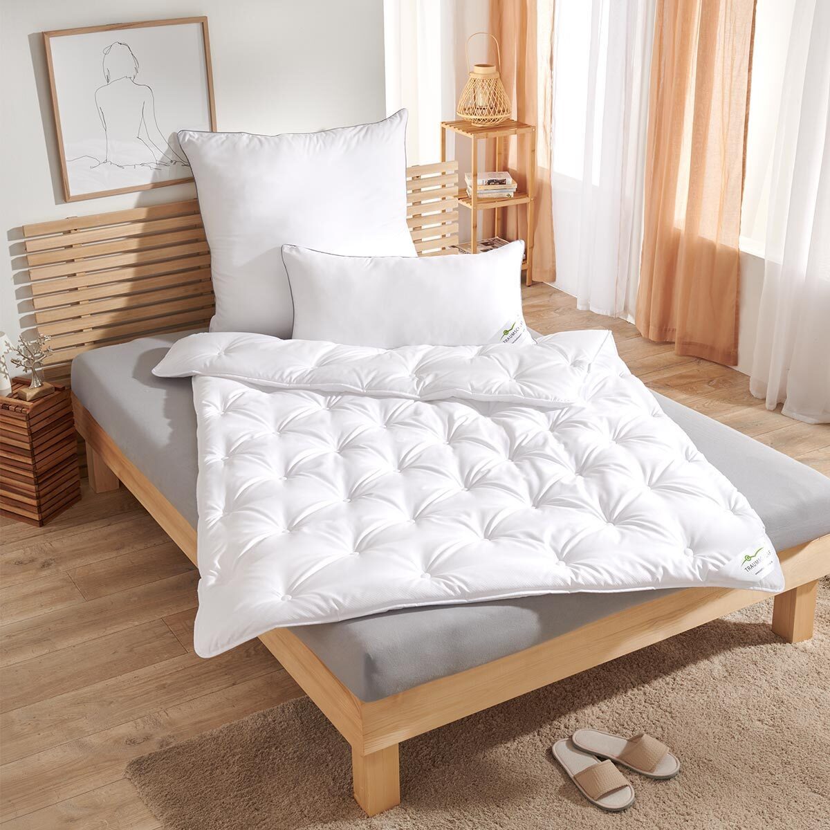 TRAUMSCHLAF Kunstfaserbettdecke Down Touch warm, Füllung: 100% Polyester, B günstig online kaufen