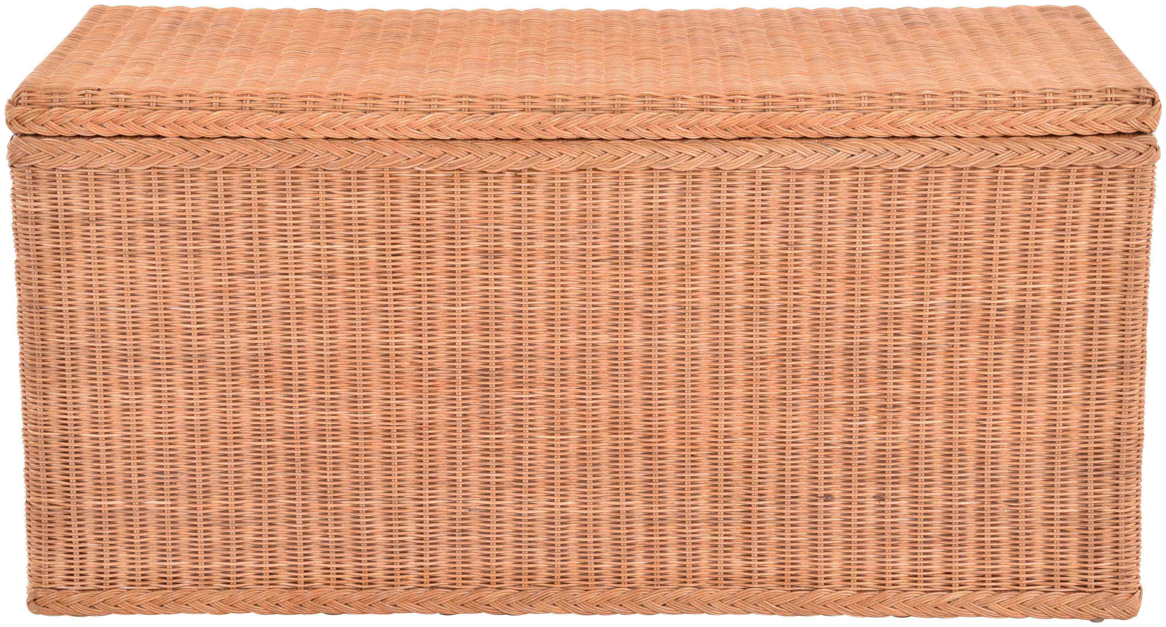 Krines Home Wäschetruhe Rattantruhe Groß Deckel günstig online kaufen