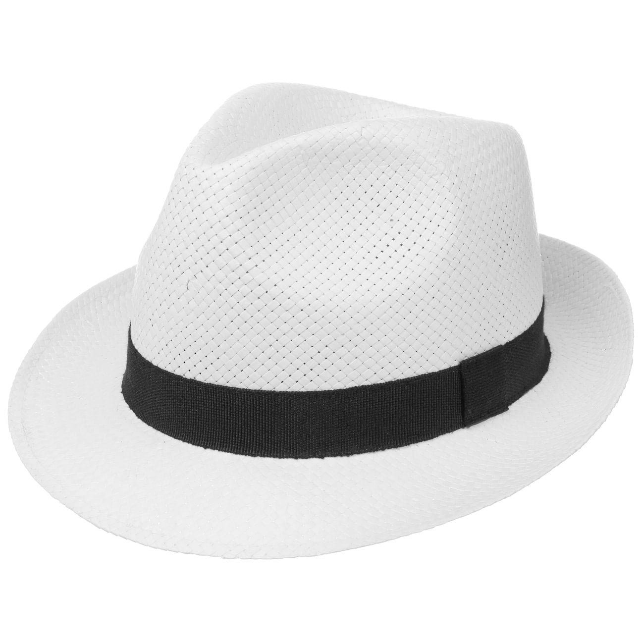 Lipodo Sonnenhut (1-St) Trilbyform mit Ripsband, Made in Italy