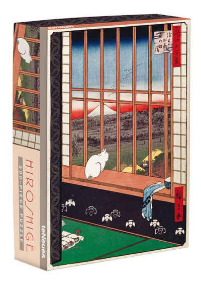 TENEUES Kalender Verlag Puzzle Ricefields by Hiroshige 500-Teile Puzzle, Puzzleteile