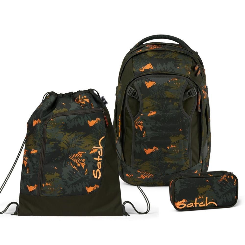 Satch Schulrucksack Match (3tlg., inkl. Schlamperbox und Sportbeutel)