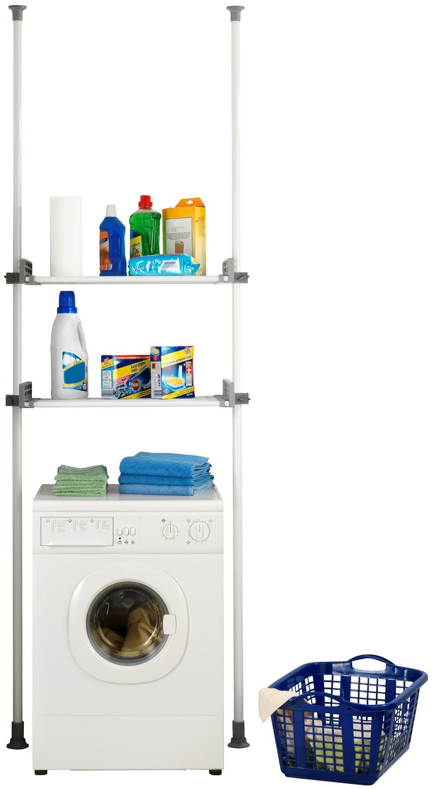 WENKO Teleskopregal Modell Herkules Twin, Set, 2 Trägerstangen, 2 verstellb günstig online kaufen