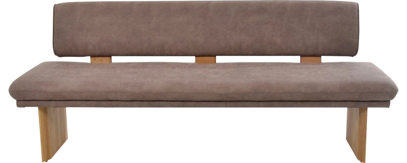 K+W Komfort & Wohnen Essbank Longbeach Polsterbank (1-St), Spitzkissenoptik im Sitz, wahlweise in der Breite 204cm oder 224cm