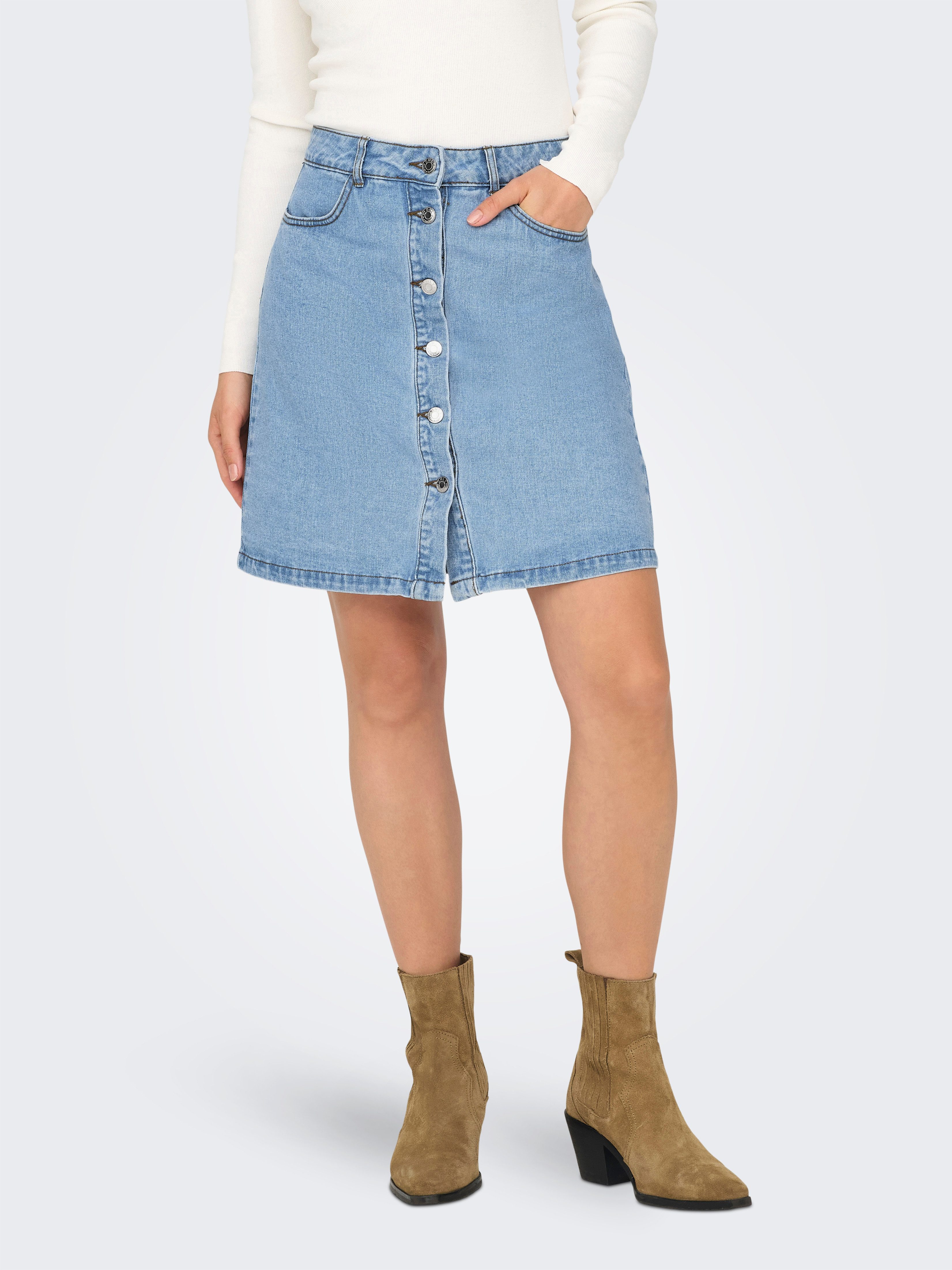 ONLY Jeansrock ONLFARRAH REG BOX DNM GUA günstig online kaufen