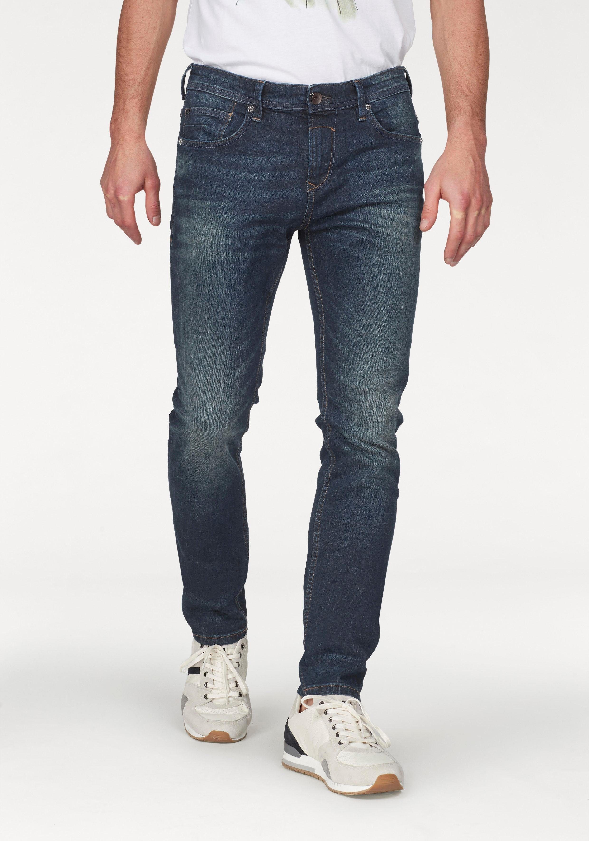 TOM TAILOR Denim Slim-fit-Jeans PIERS Slim fit mit etwas niedrigerer Leibhö günstig online kaufen
