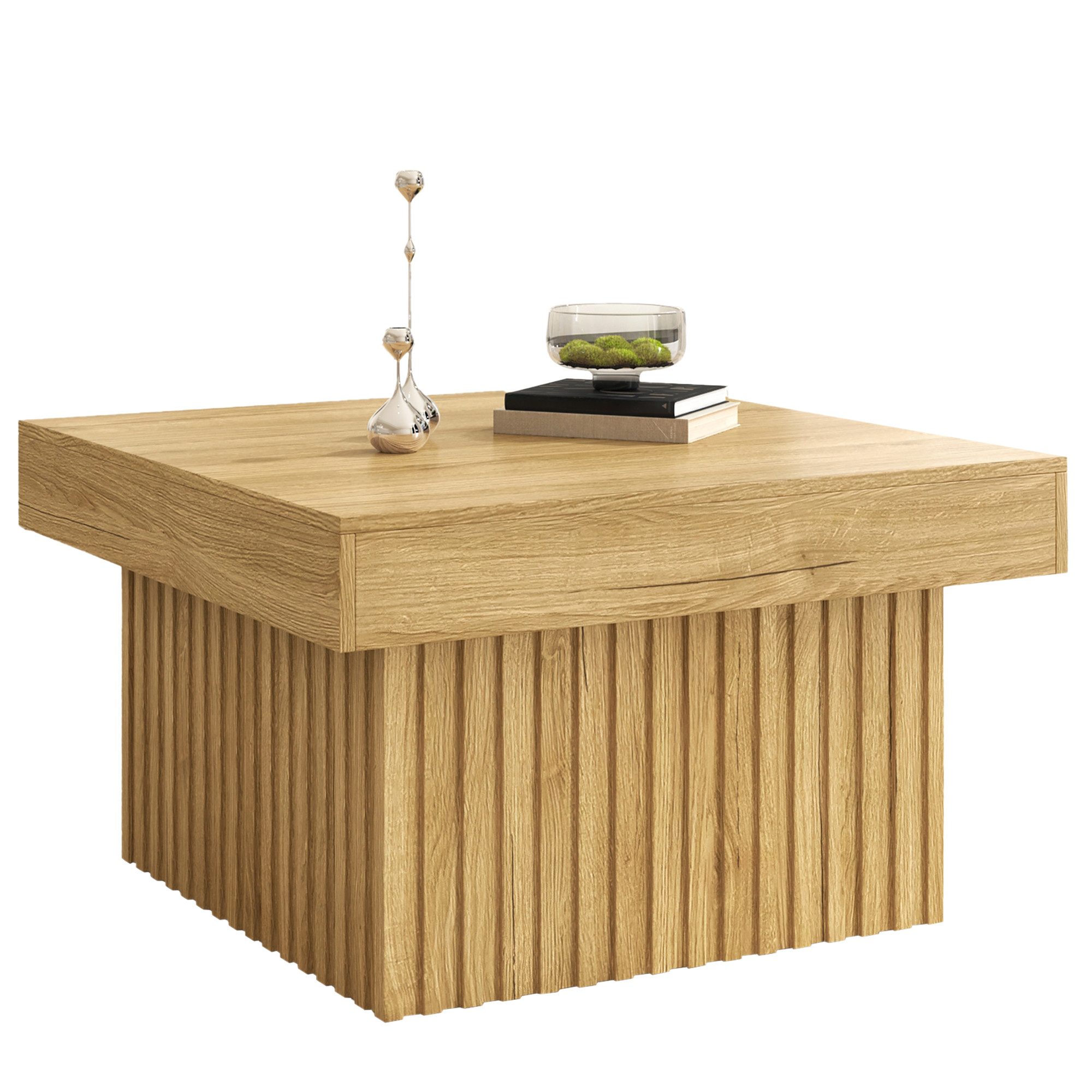 Refined Living Couchtisch Holz Kaffee-Tisch, Beistelltisch, günstig online kaufen
