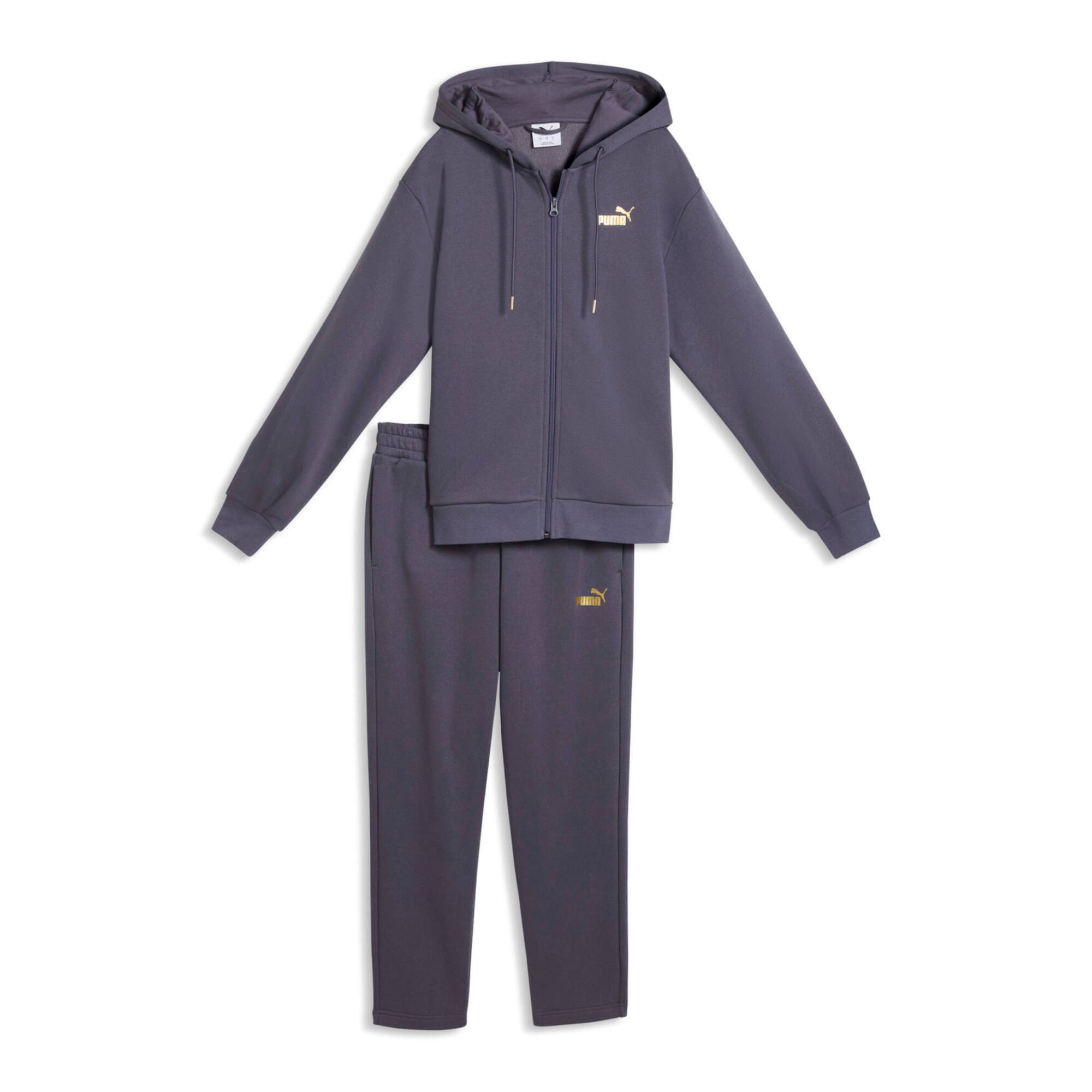 PUMA Trainingsanzug Puma Damen Trainingsanzug Metallic Hooded Sweat Suit FL op 693996
