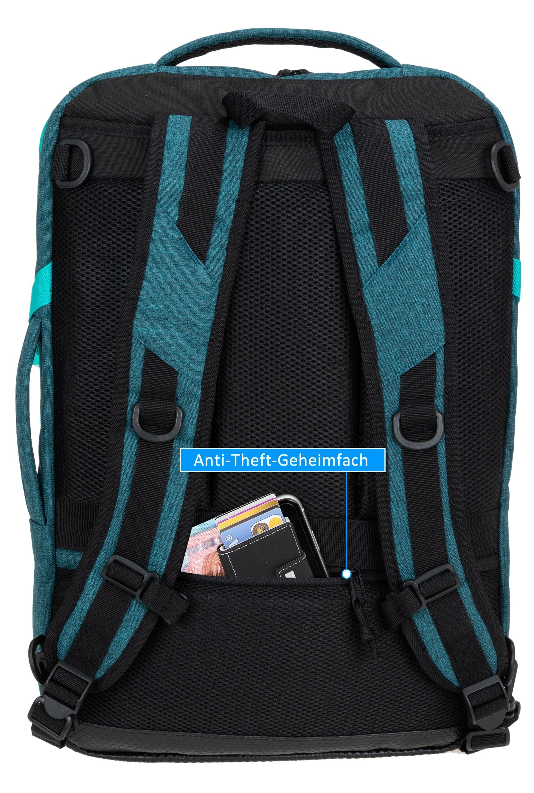 ELEPHANT Reiserucksack Flugzeug Handgepäck Fly Legends 12900, Kabinengepäck IATA Koffer-Rucksack Laptoprucksack Large